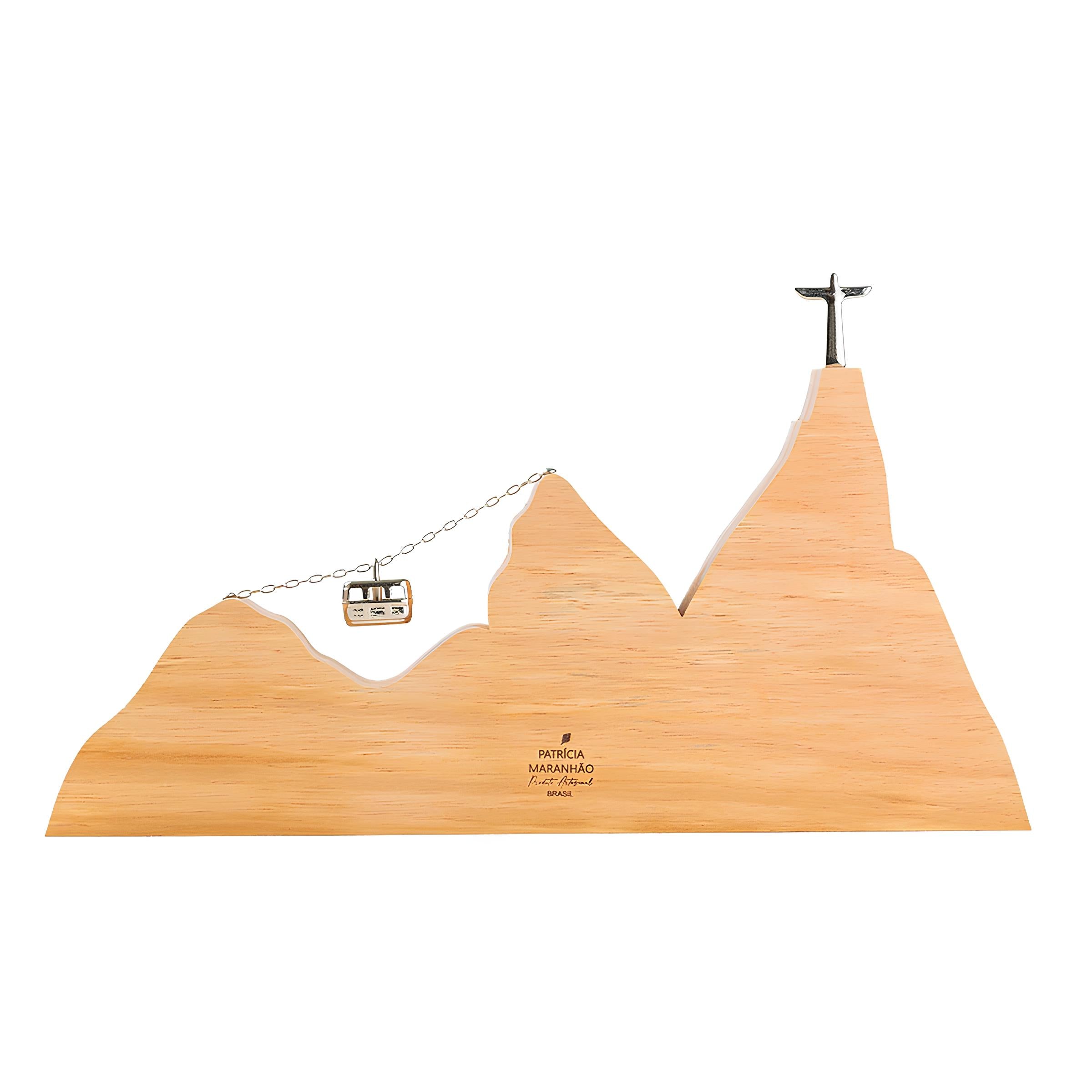 Wooden Sculpture River Landscape Whale G Patricia Maranhão