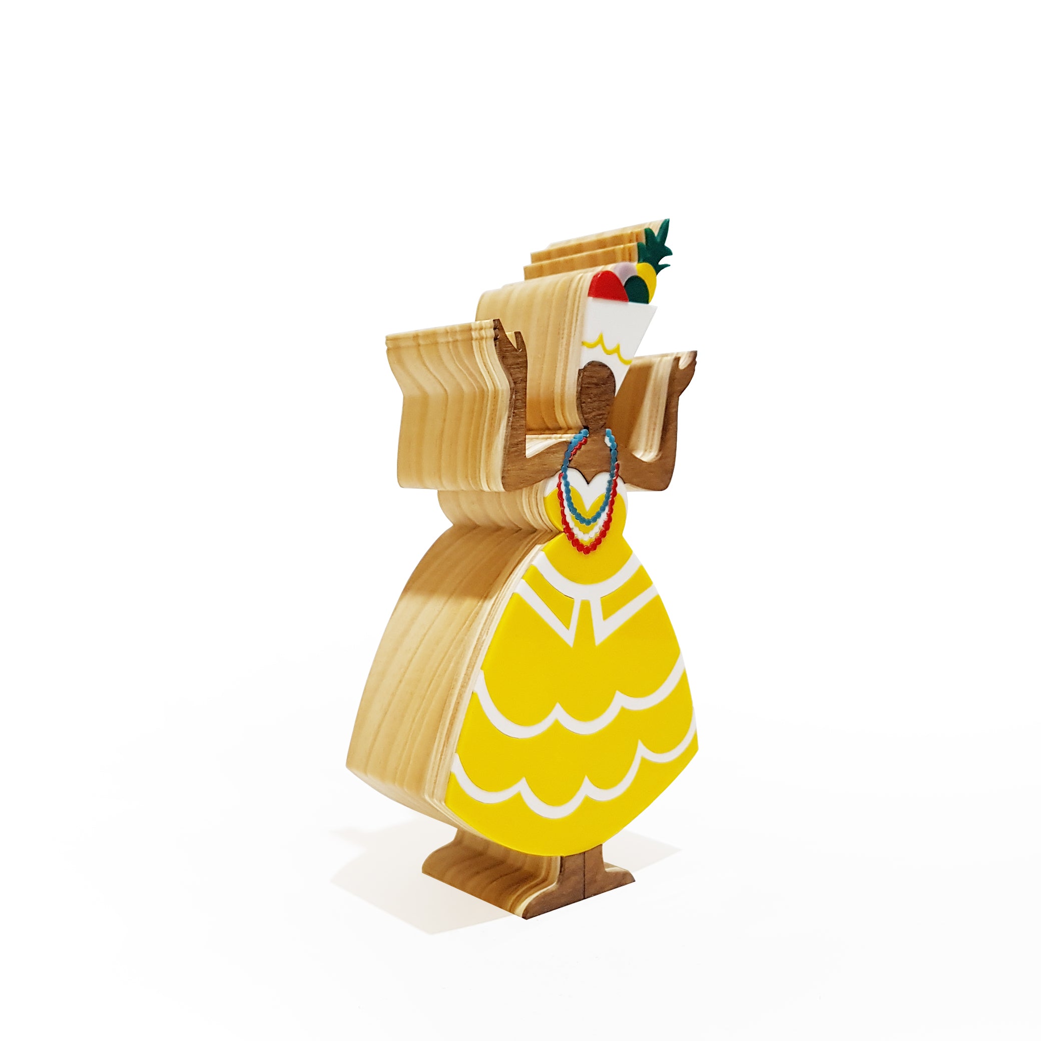 Bahian Wooden Sculpture of Acarajé Patricia Maranhão
