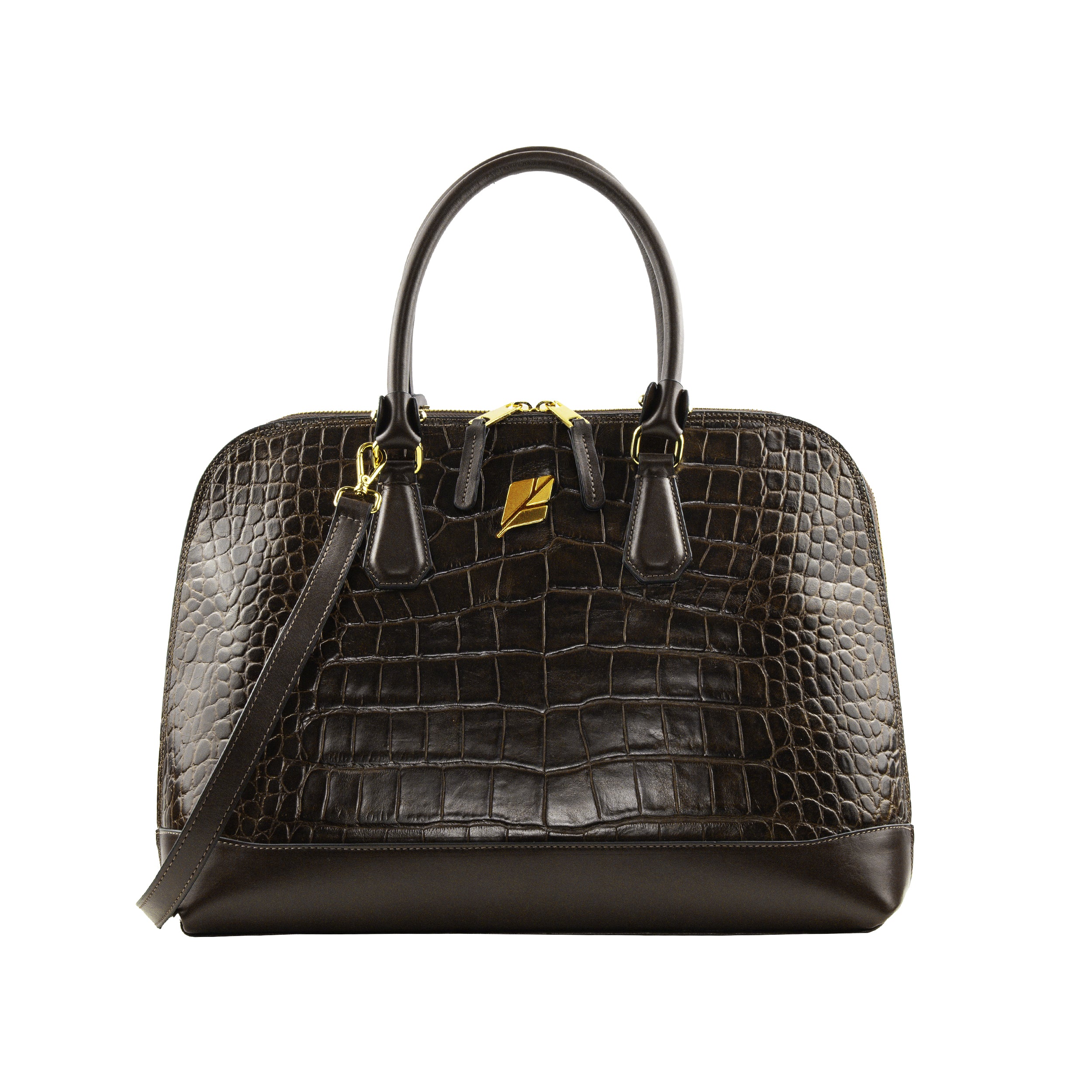 Bolsa Bowling Serena Croco G Pinhão Patrícia Maranhão