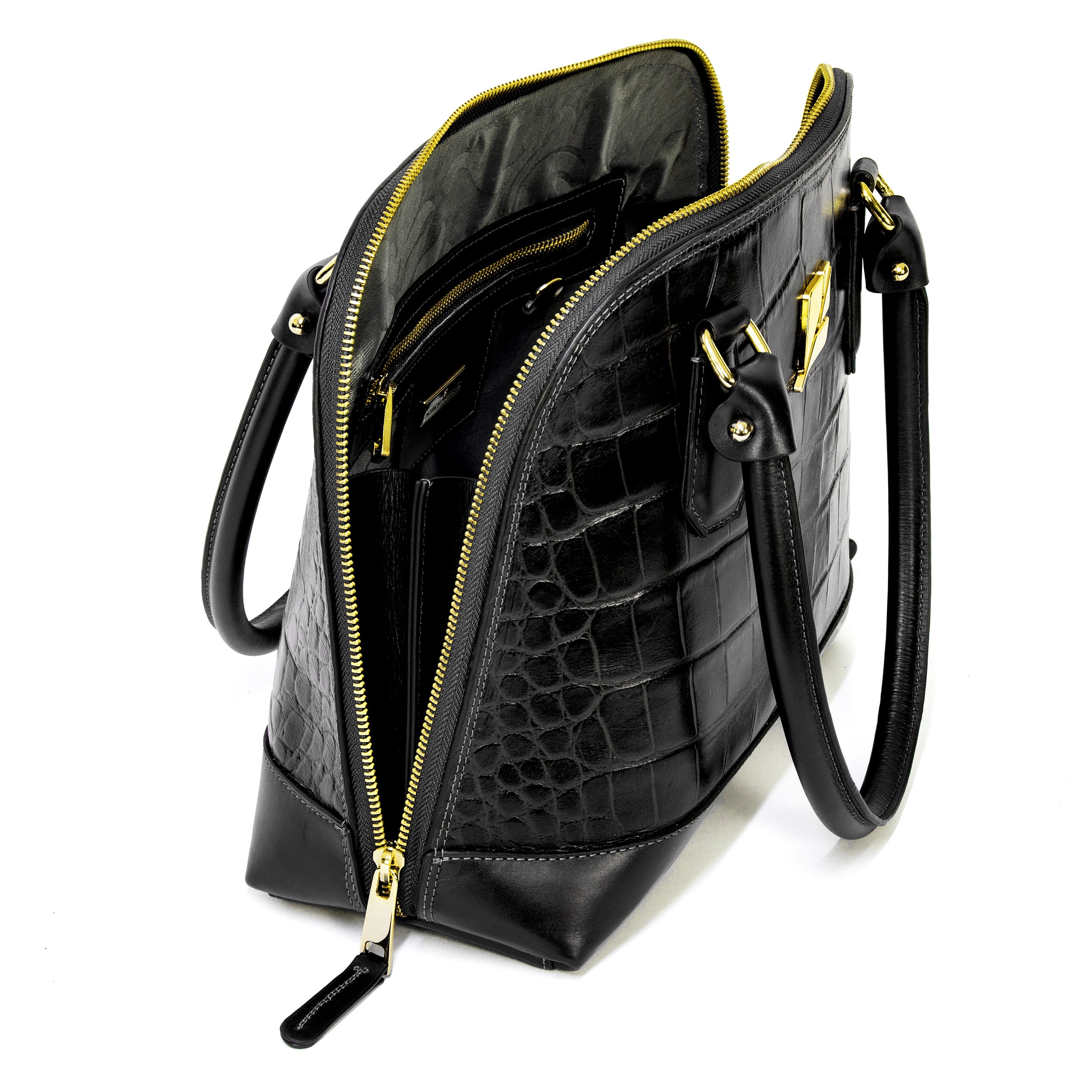 Bolsa Bowling Serena Croco M Patrícia Maranhão