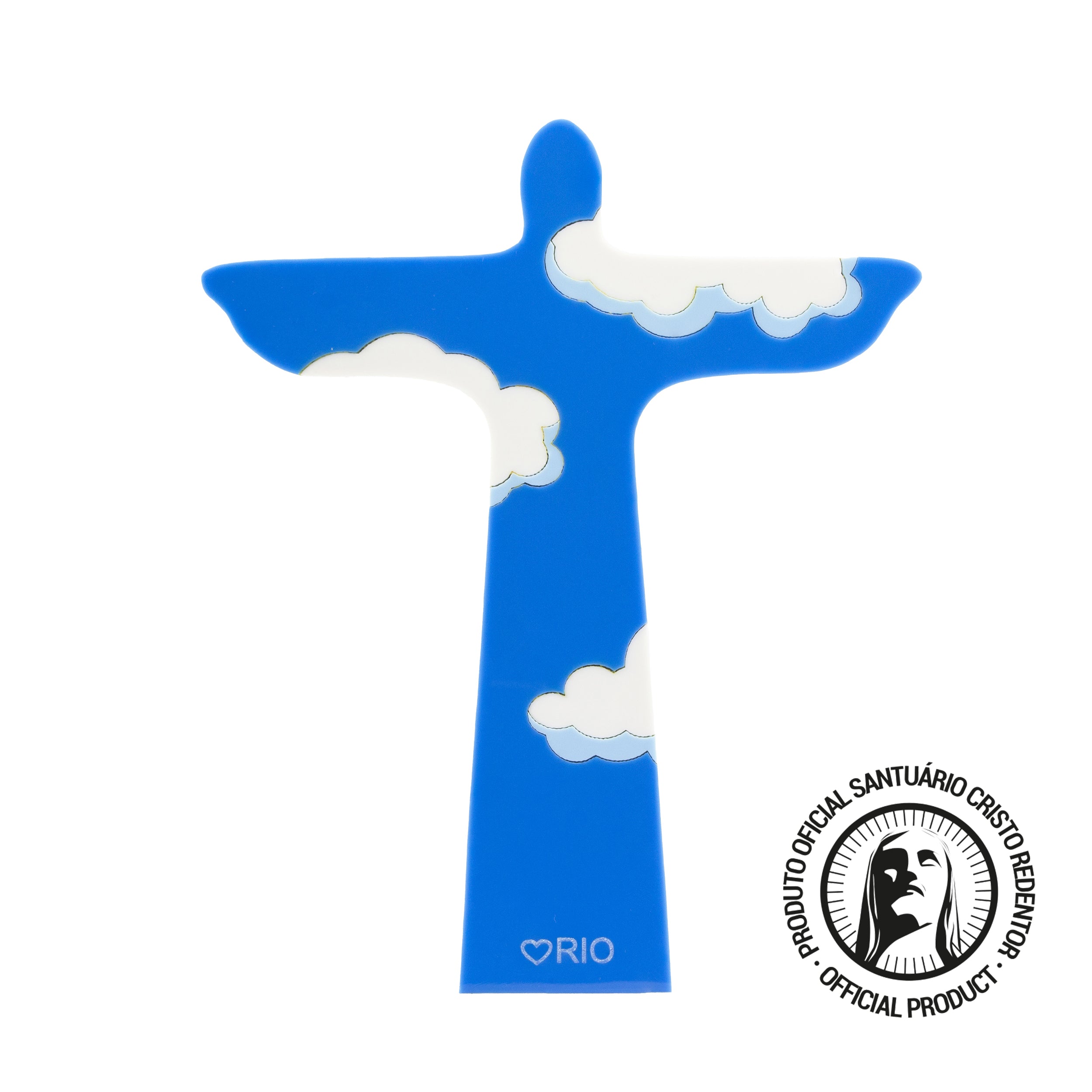 Wooden Sculpture Rio Christ in the Clouds Patricia Maranhão