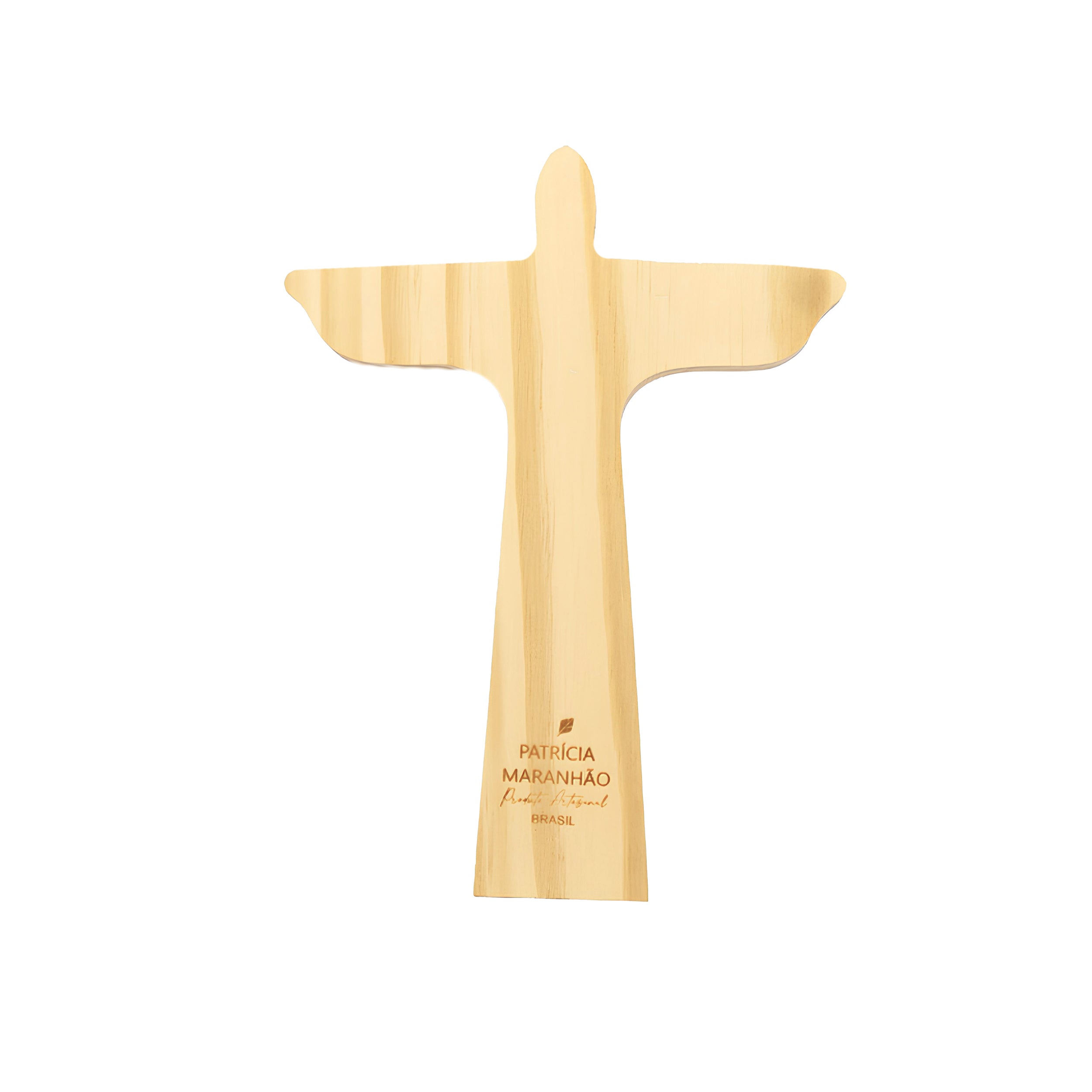 Wooden Sculpture Rio Christ in the Clouds Patricia Maranhão