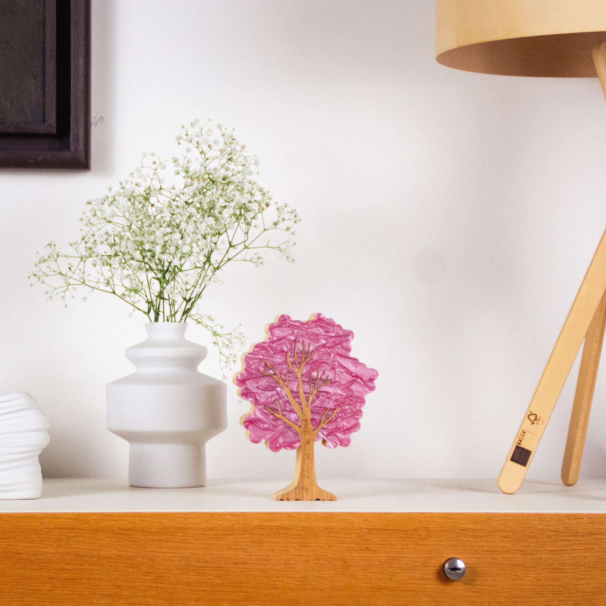 Premium Pink Ipê Wood Sculpture by Patricia Maranhão