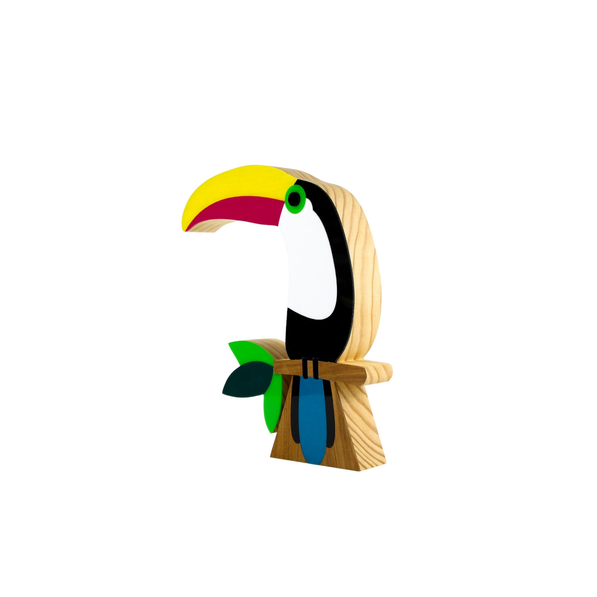 Wooden Sculpture Toucan Ted P Patricia Maranhão