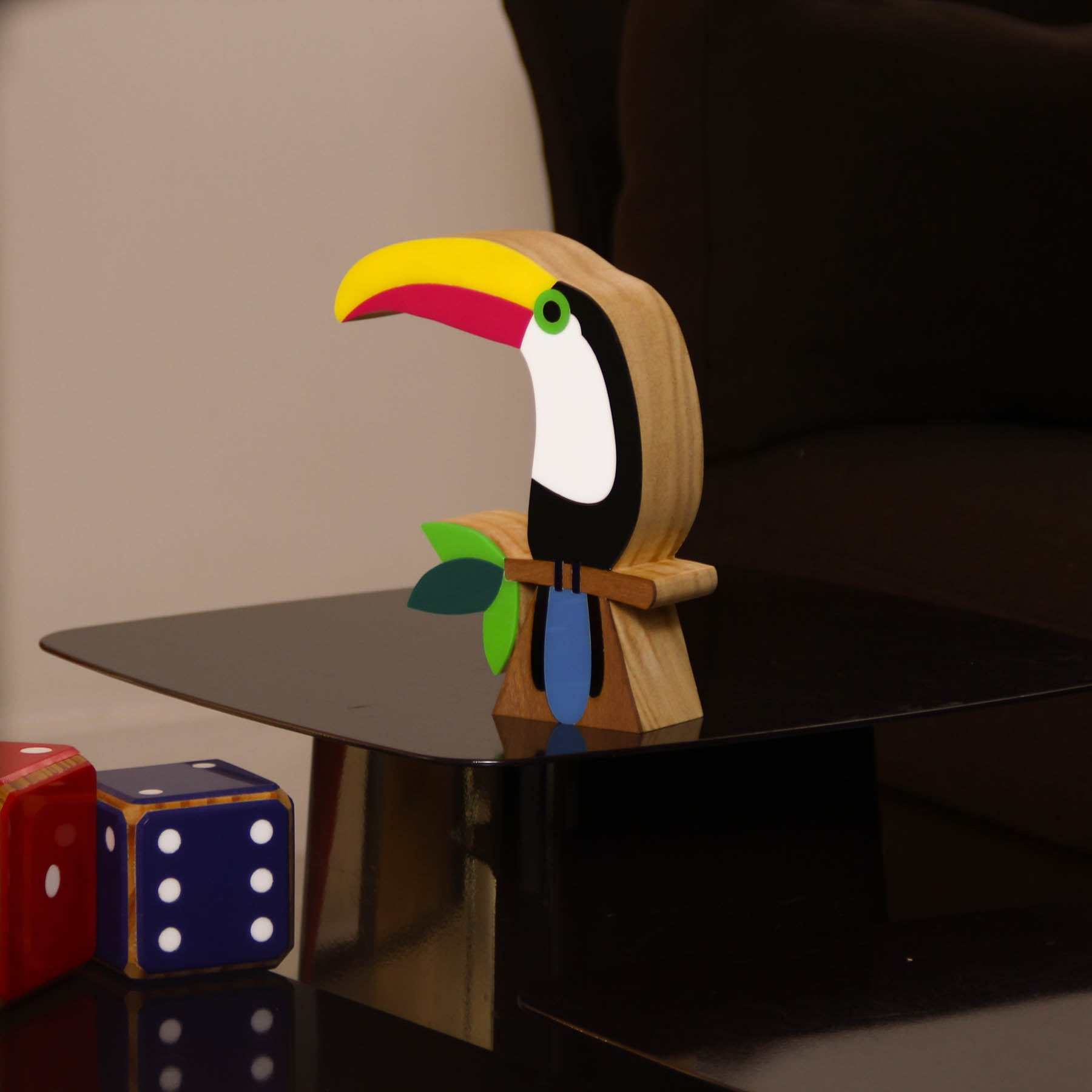 Wooden Sculpture Toucan Ted P Patricia Maranhão