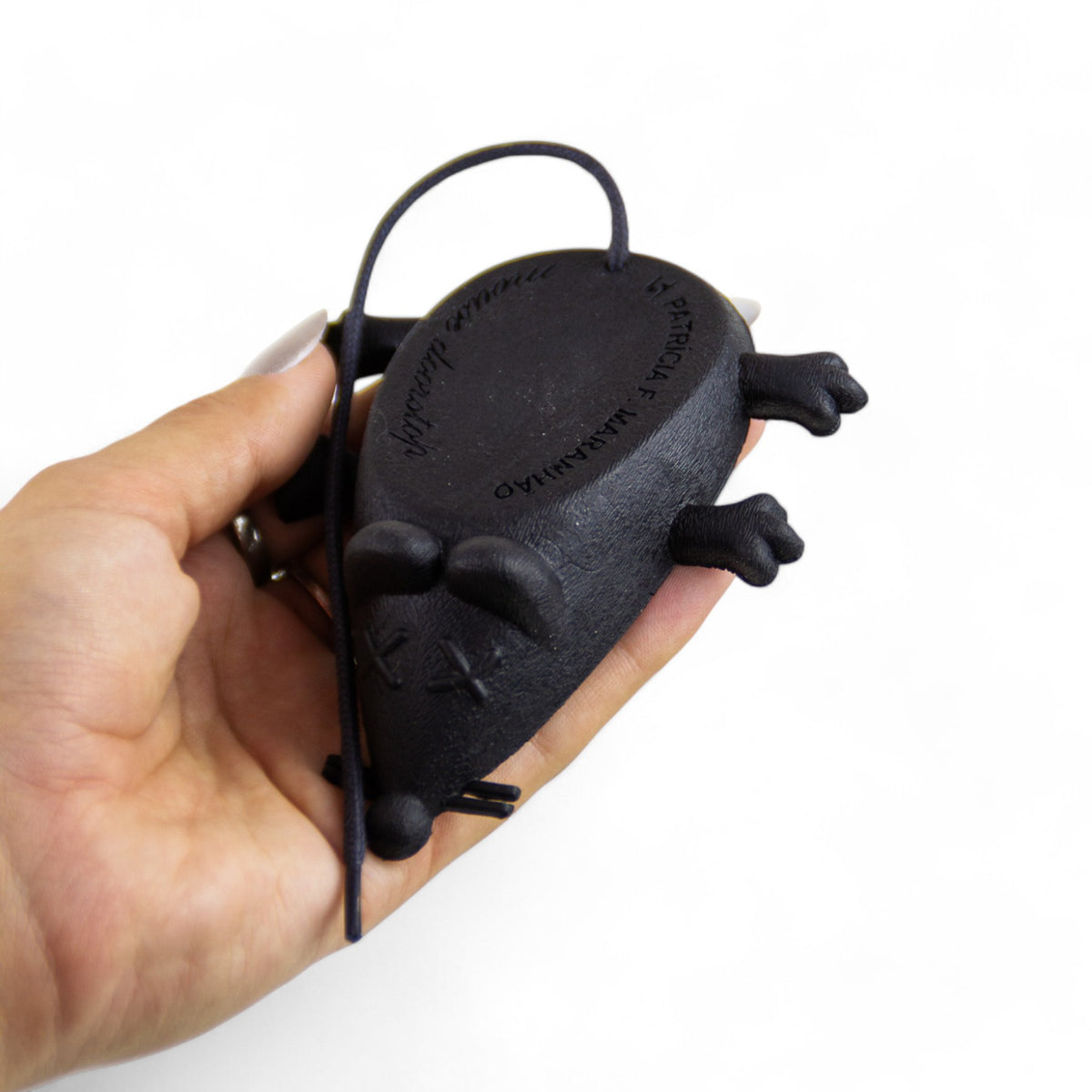 Suporte de Porta Ratinho Preto Patricia Maranhão