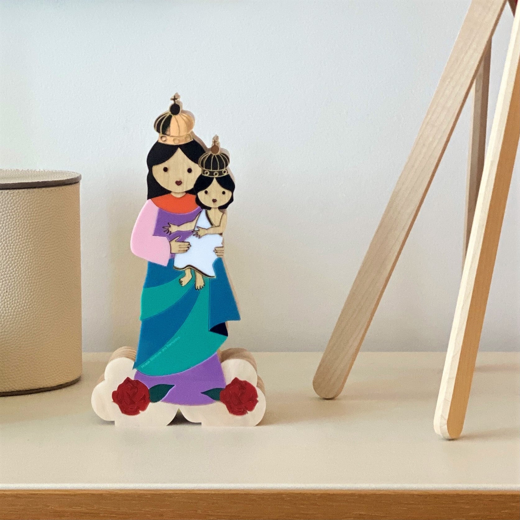 Sculpture Our Lady of Remedies Mini Patricia Maranhão