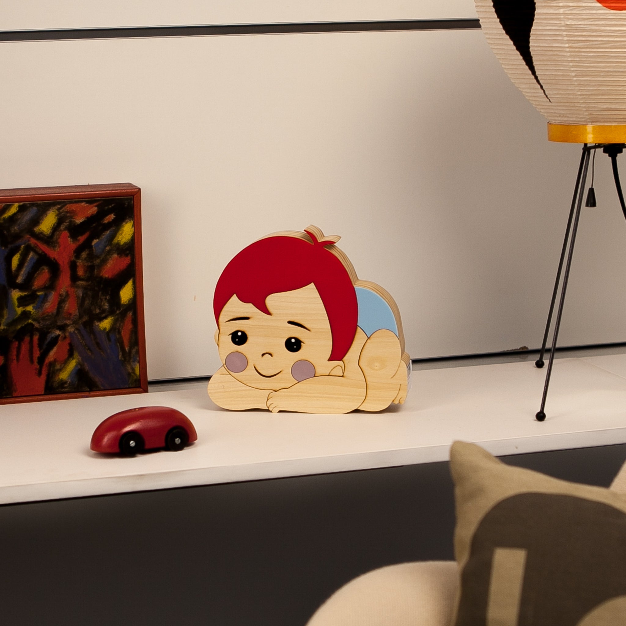 Escultura de Madeira Infantil Baby Boy Patricia Maranhão