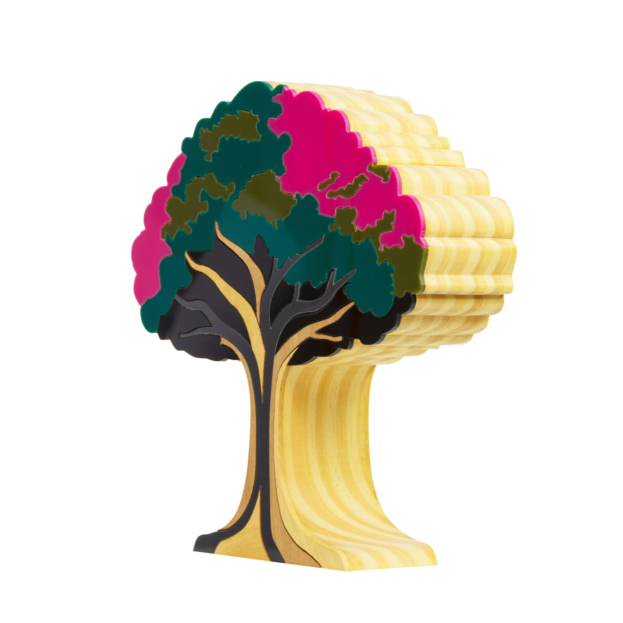 Árvore Jequitibá Rosa Escultura em Madeira