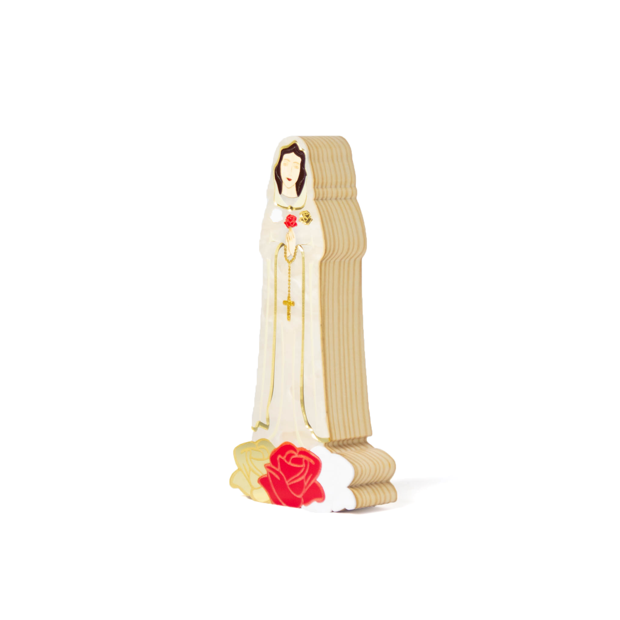 Sculpture Our Lady of the Mystical Rose Sofistic Patricia Maranhão