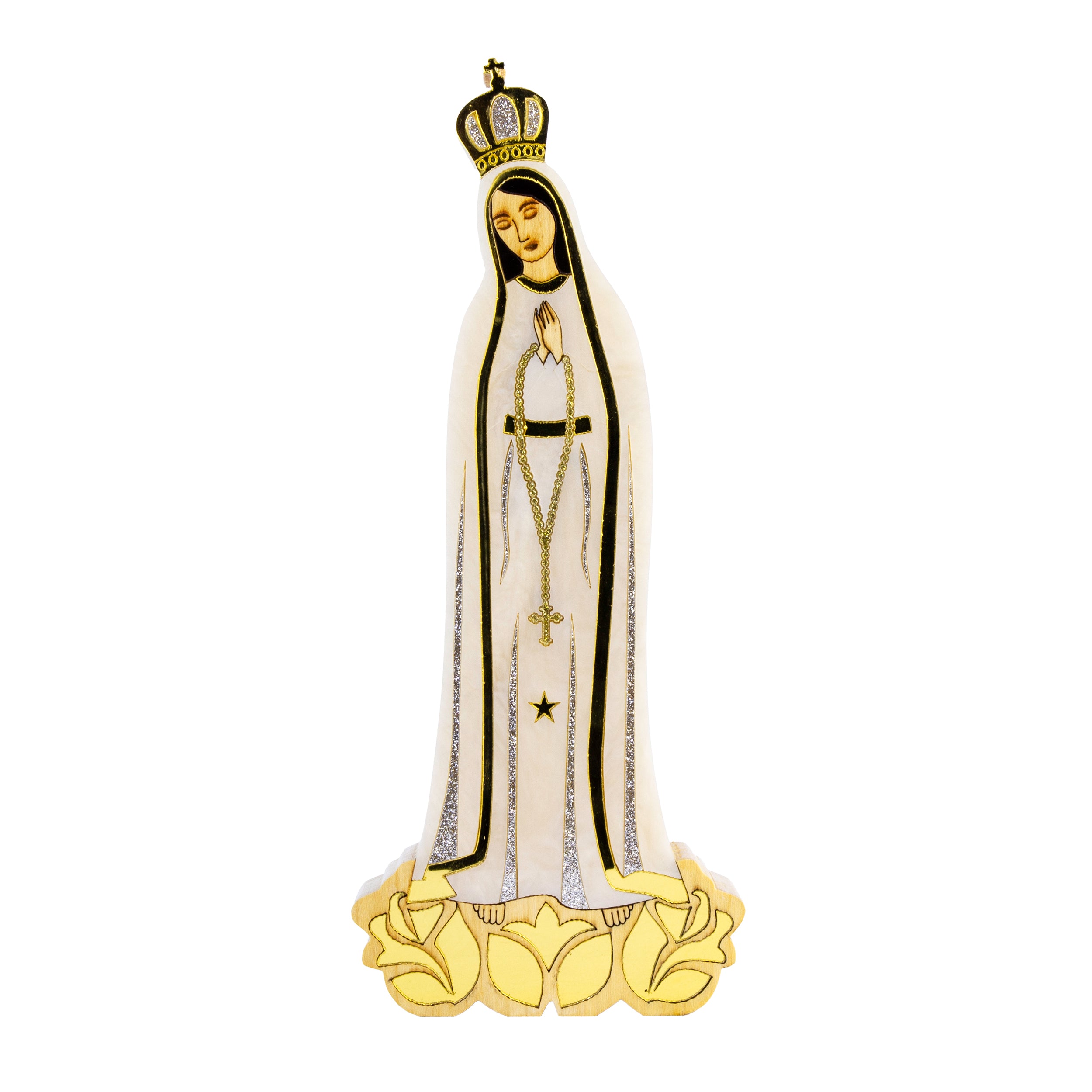 Escultura Nossa Senhora de Fátima Sofistic Patricia Maranhão