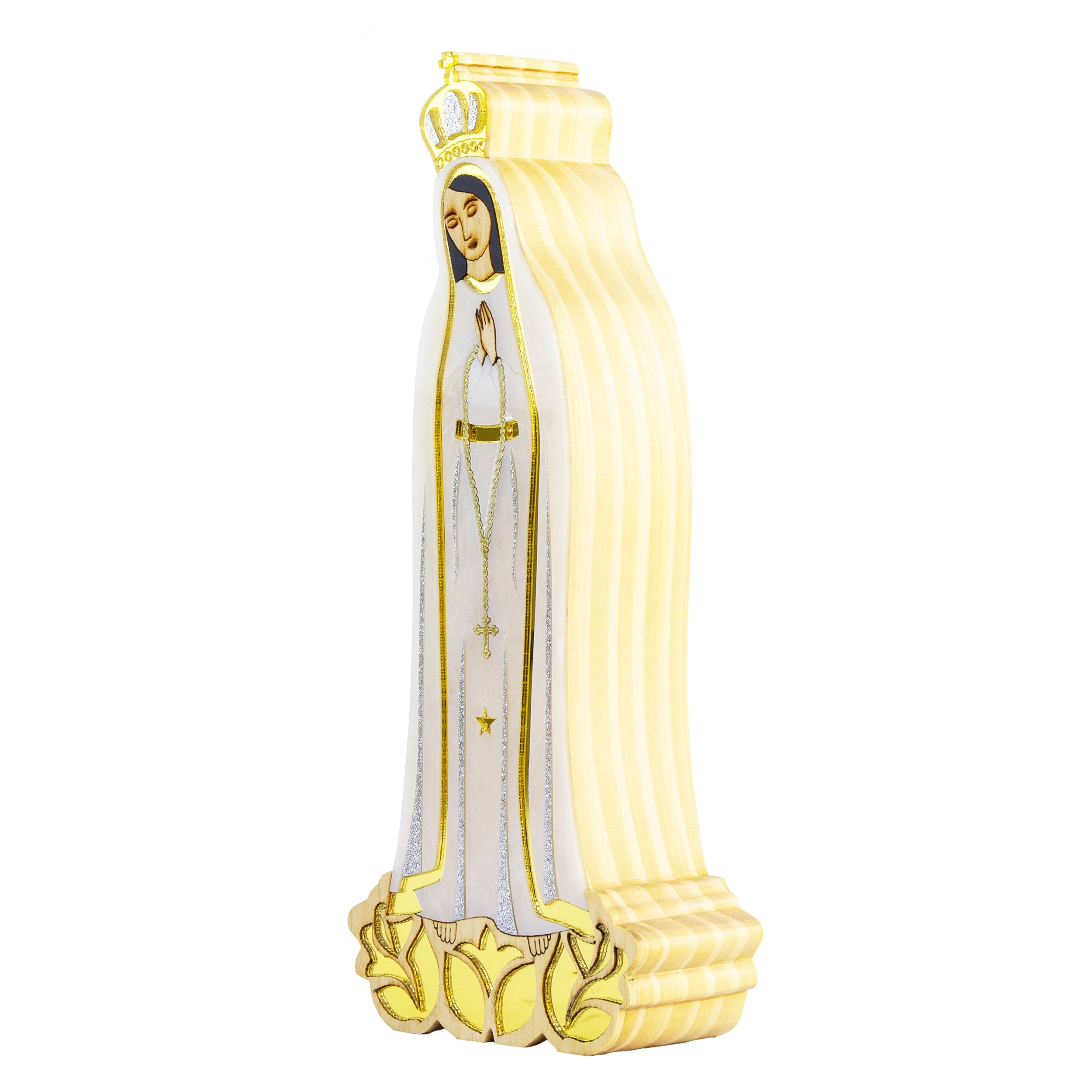 Escultura Nossa Senhora de Fátima Sofistic Patricia Maranhão