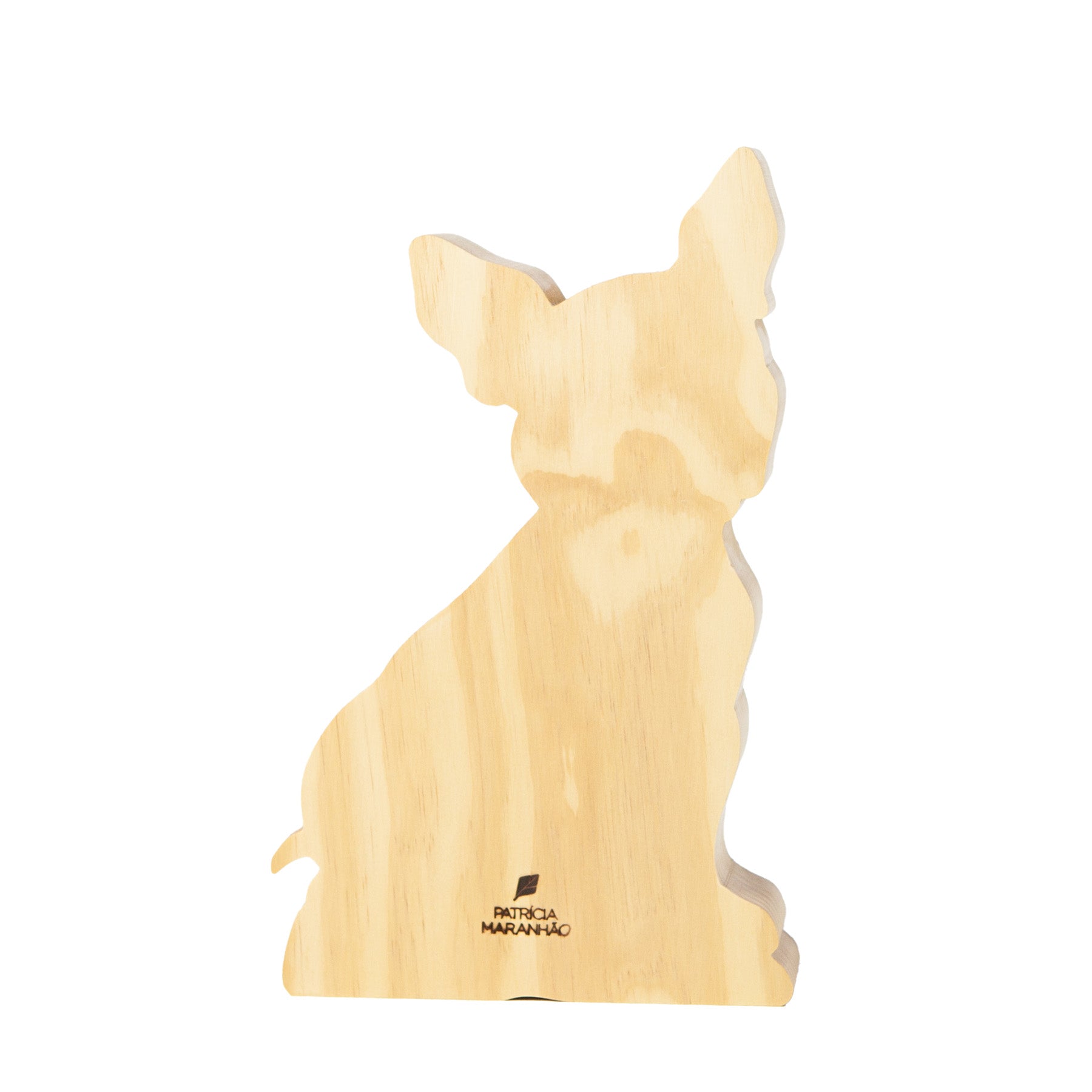French Bulldog Wood Sculpture Patricia Maranhão