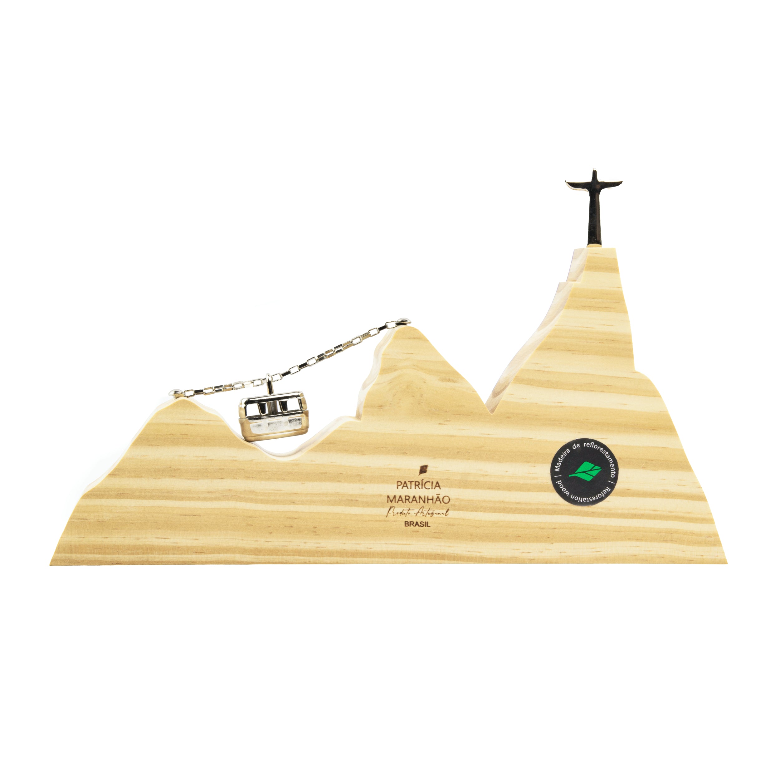 Wooden Sculpture River Landscape Ipanema New G Patricia Maranhão
