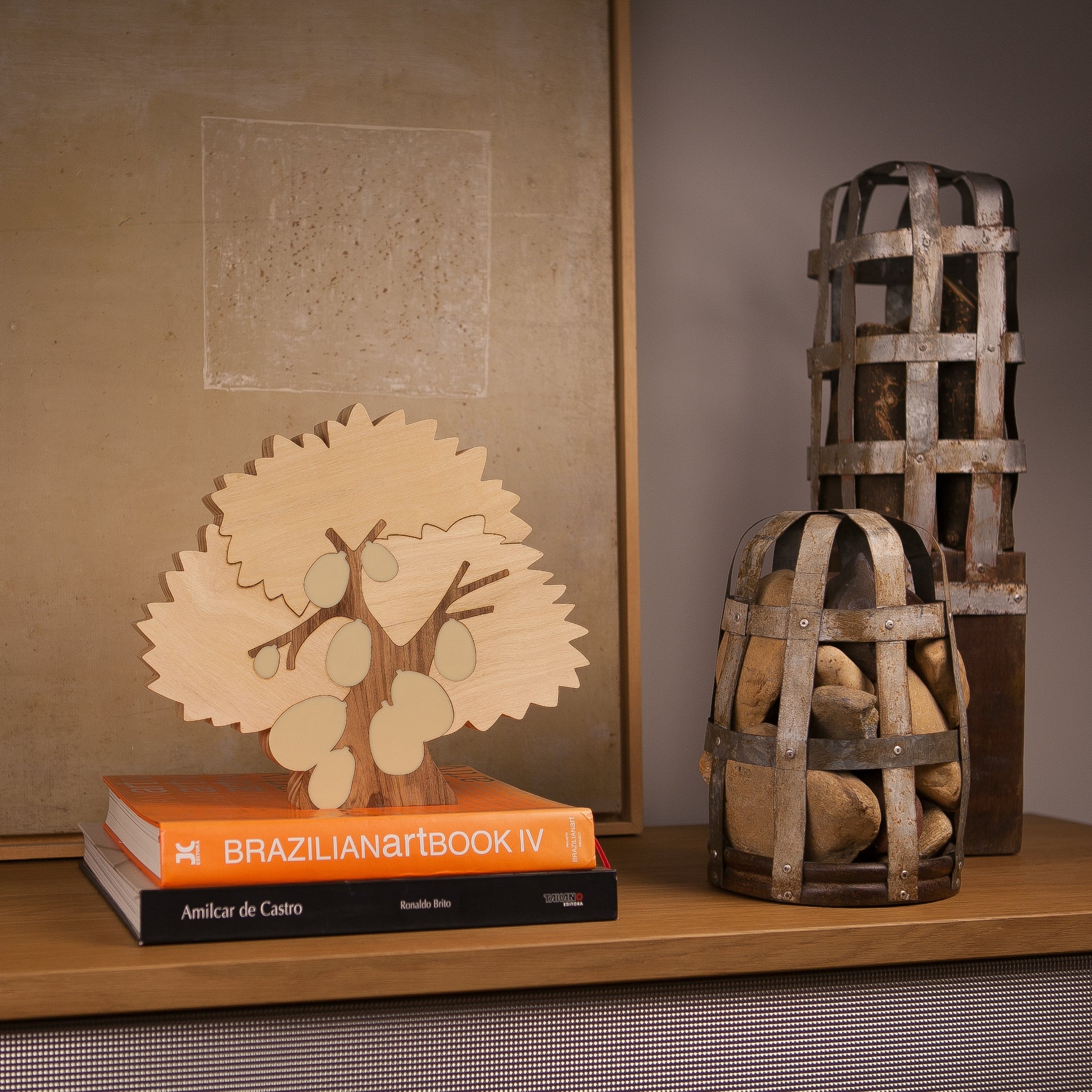 Wood Sculpture Jackfruit Tree Patricia Maranhão