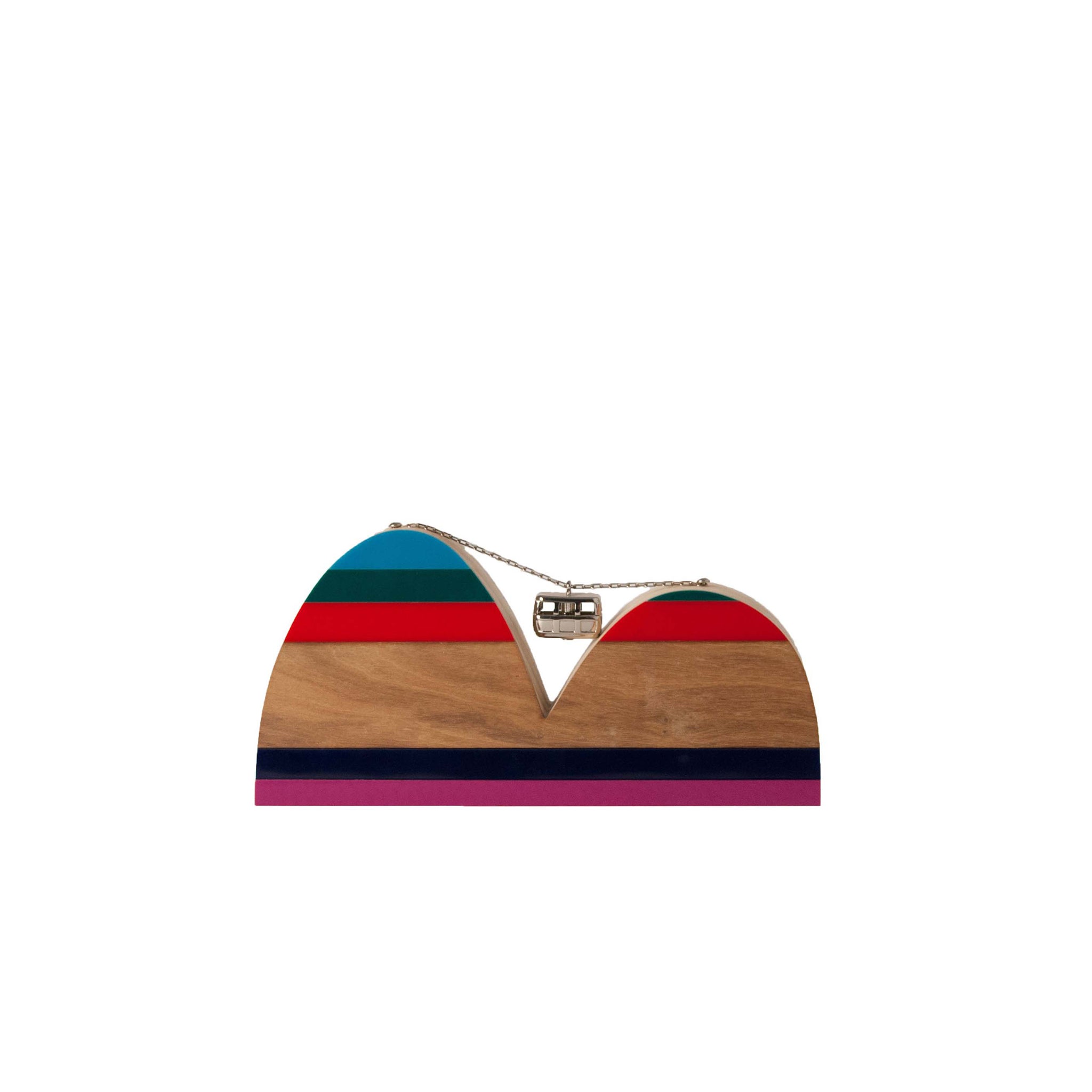 Wooden Sculpture Rio Cable Car Multi Rustic List M Patricia Maranhão