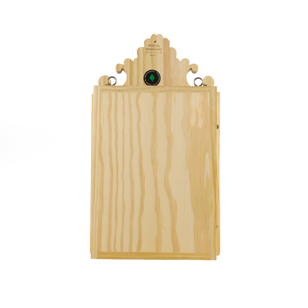 Turquoise Mini Baroque Wall Oratory Patricia Maranhão