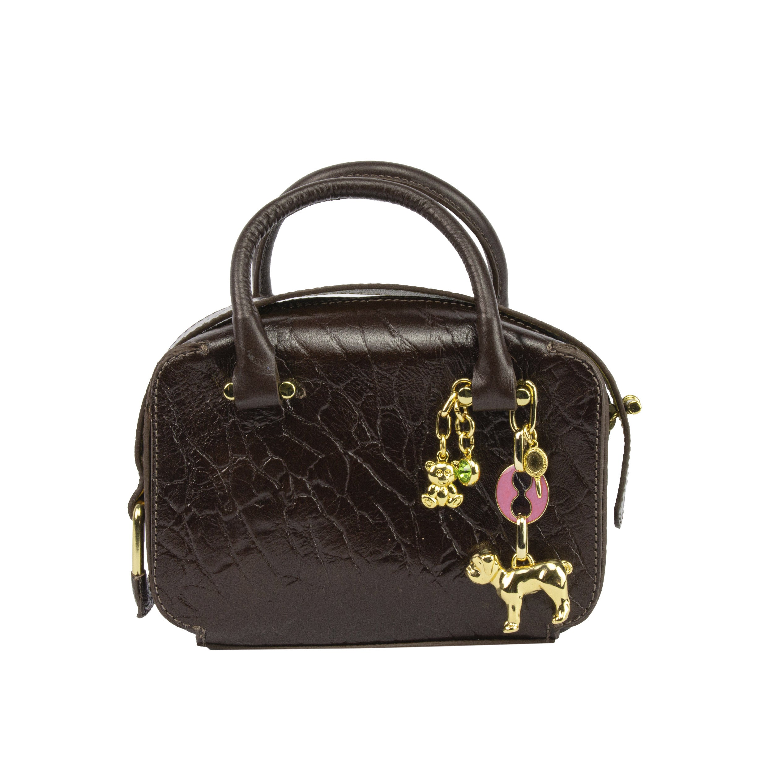 Bolsa Cluth Gisele Túnisia Marrom Dog Rose