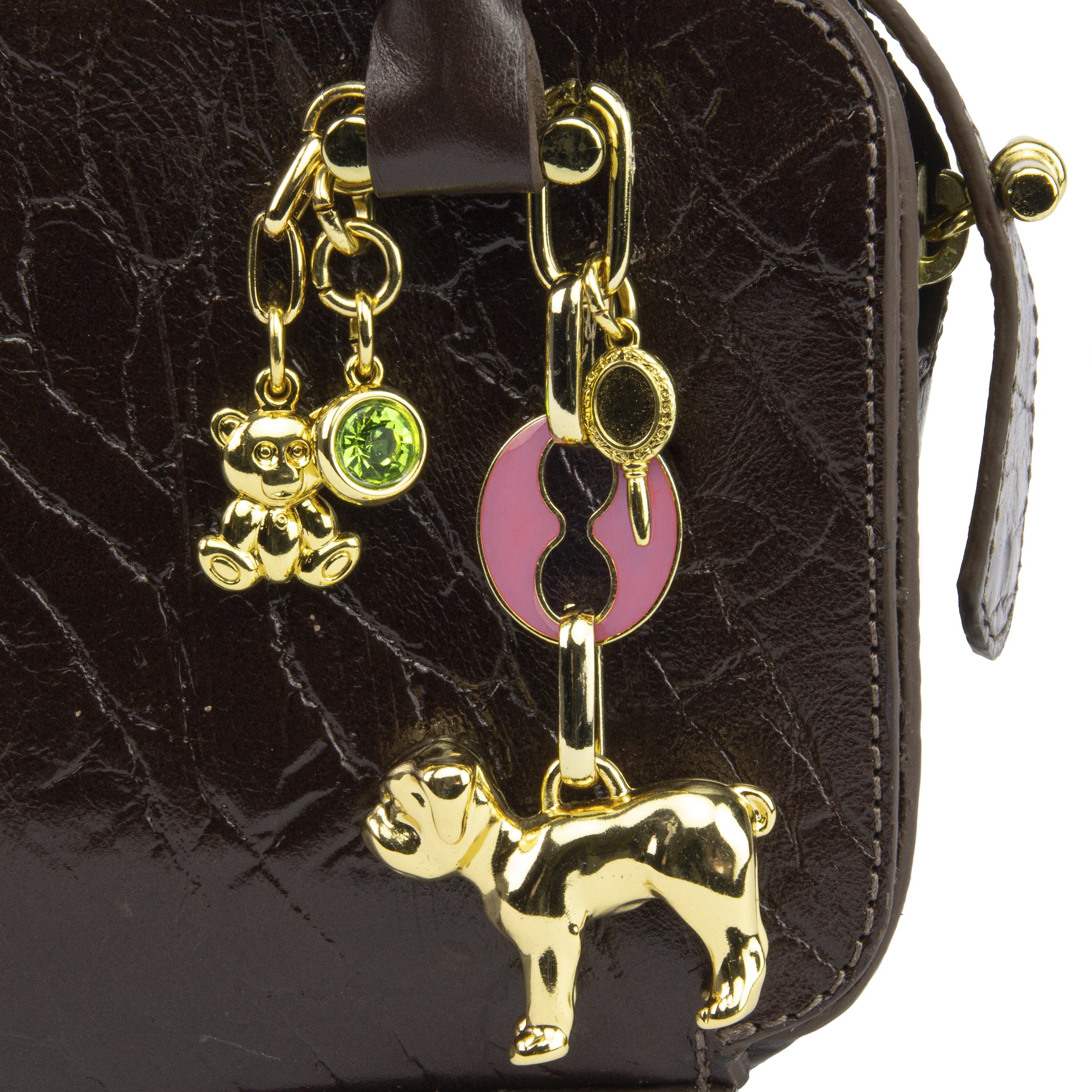 Bolsa Cluth Gisele Túnisia Marrom Dog Rose