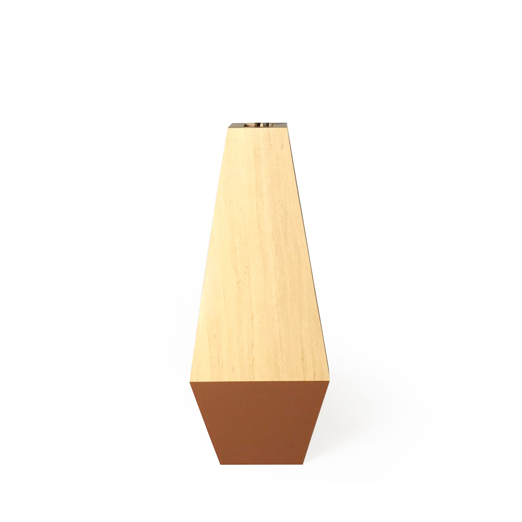 Escultura Madeira Vaso Bauhaus Led Tijolo Patricia Maranhão
