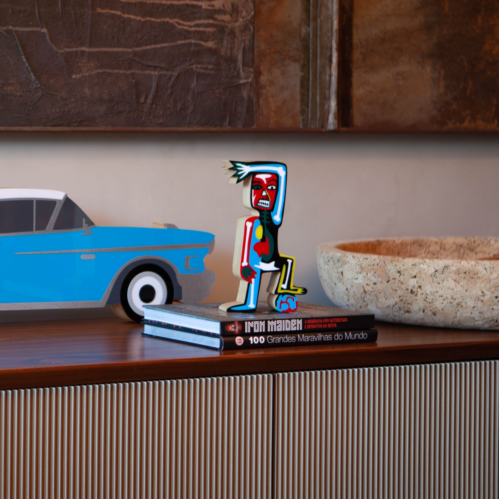 Sculpture Reinterpretation Footballer Basquiat Patricia Maranhão