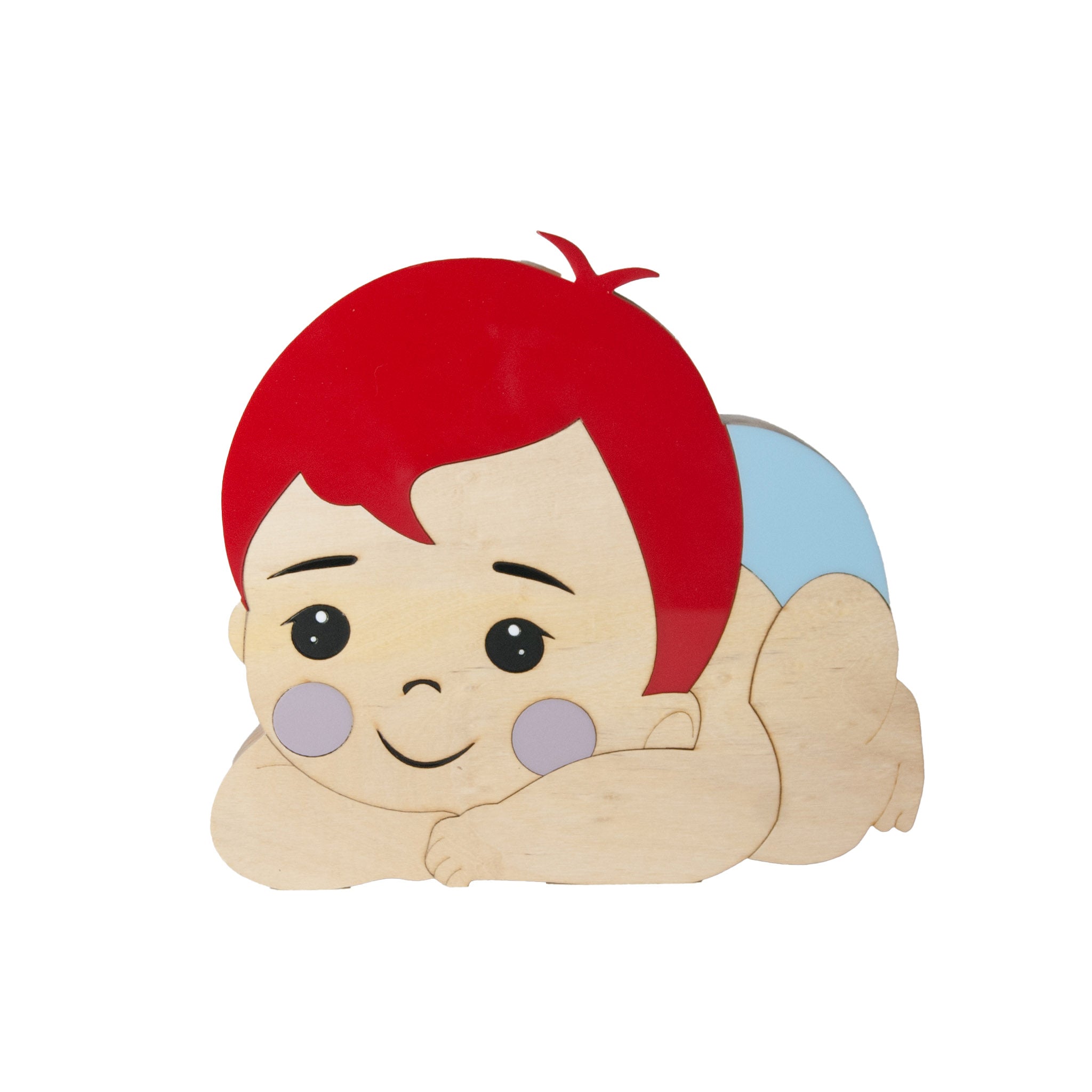 Escultura de Madeira Infantil Baby Boy Patricia Maranhão