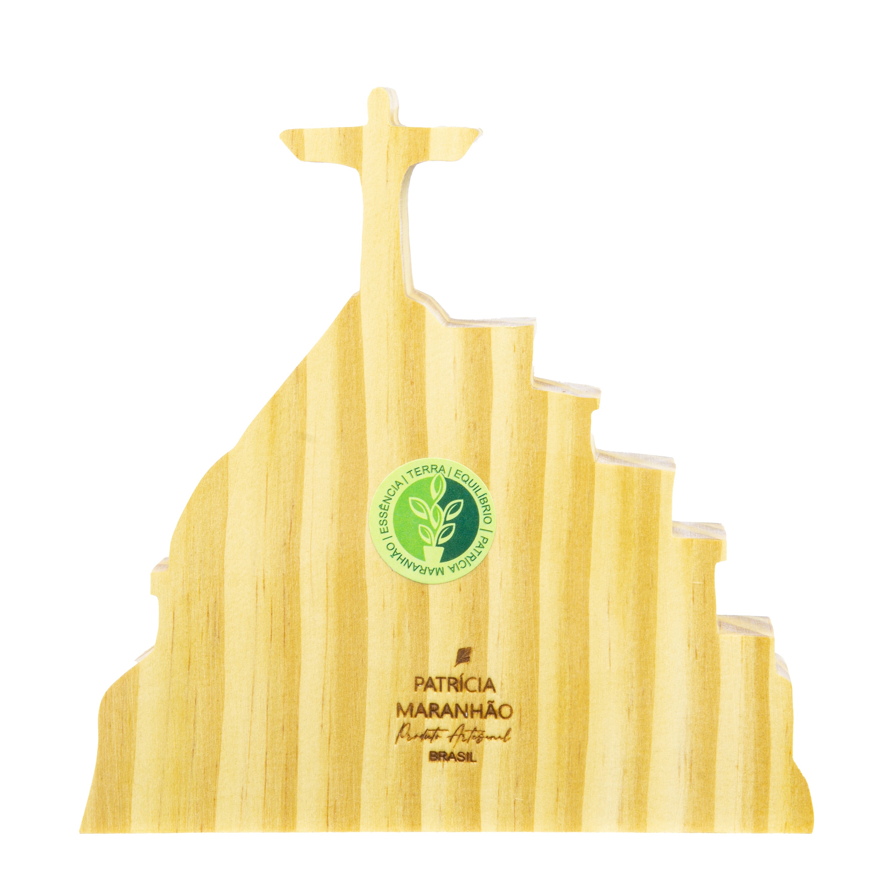 Wooden Sculpture Landscape River Favela Patrícia Maranhão