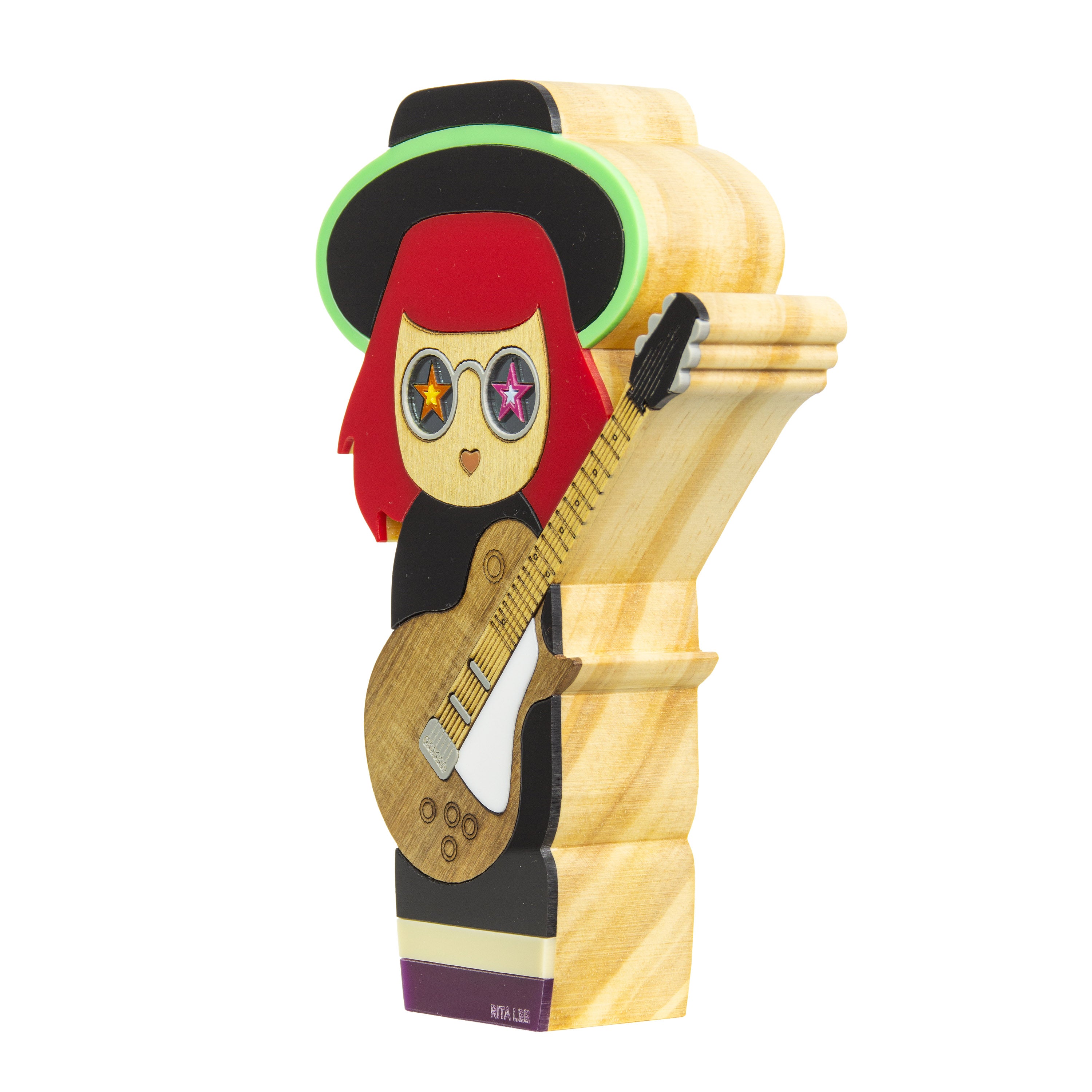 Kokeshi Escultura Madeira Rita Lee Patricia Maranhão