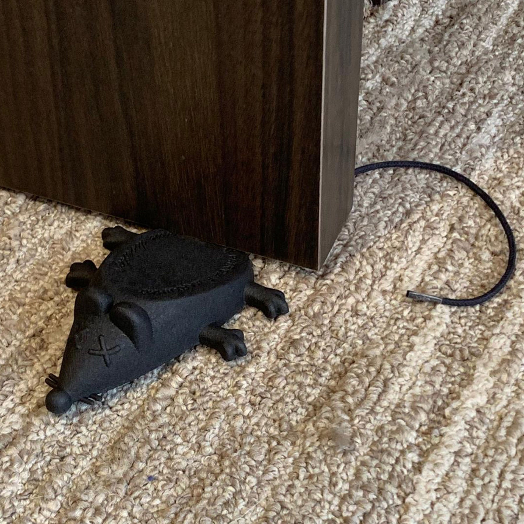 Patricia Maranhão Black Mouse Door Stop
