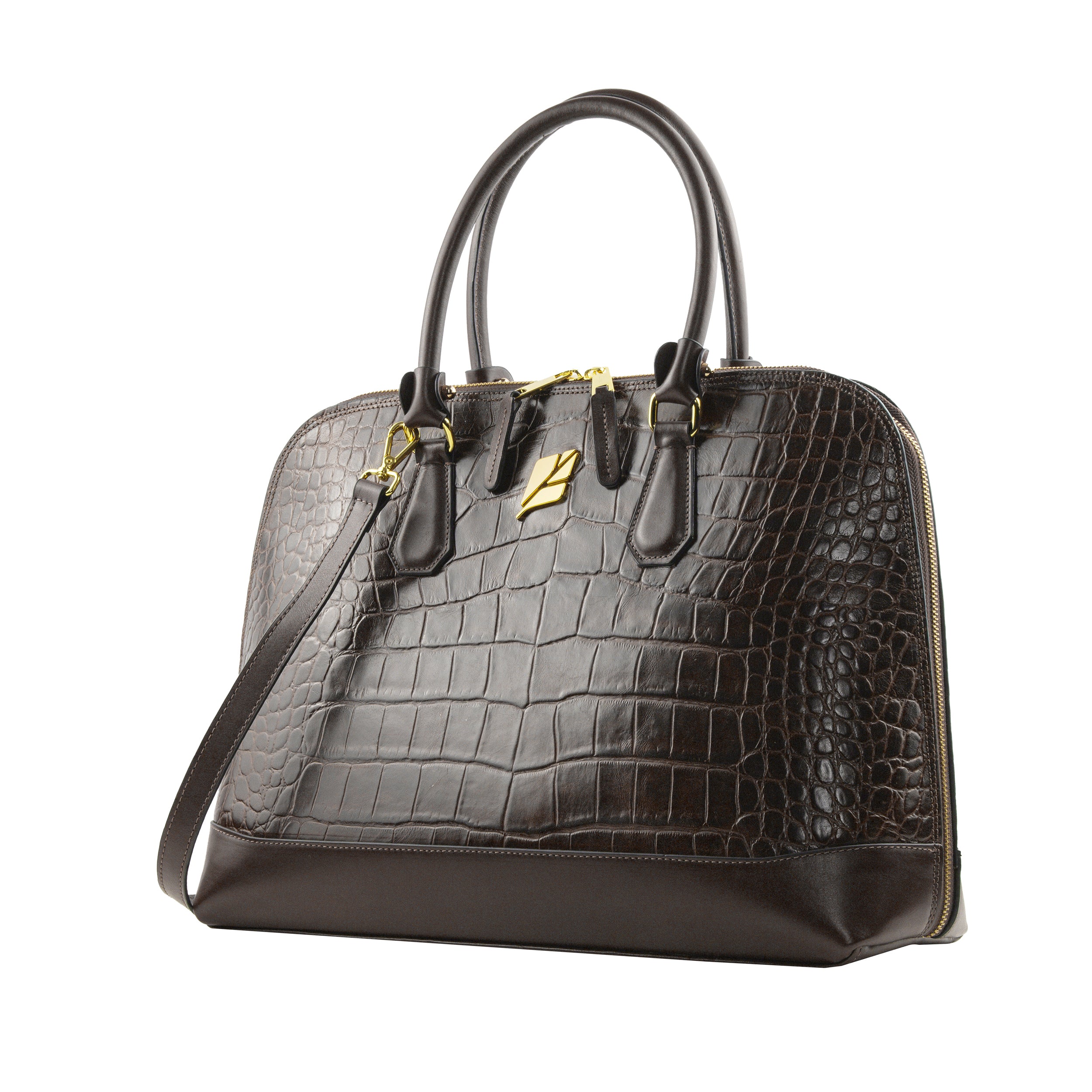 Bolsa Bowling Serena Croco G Pinhão Patrícia Maranhão