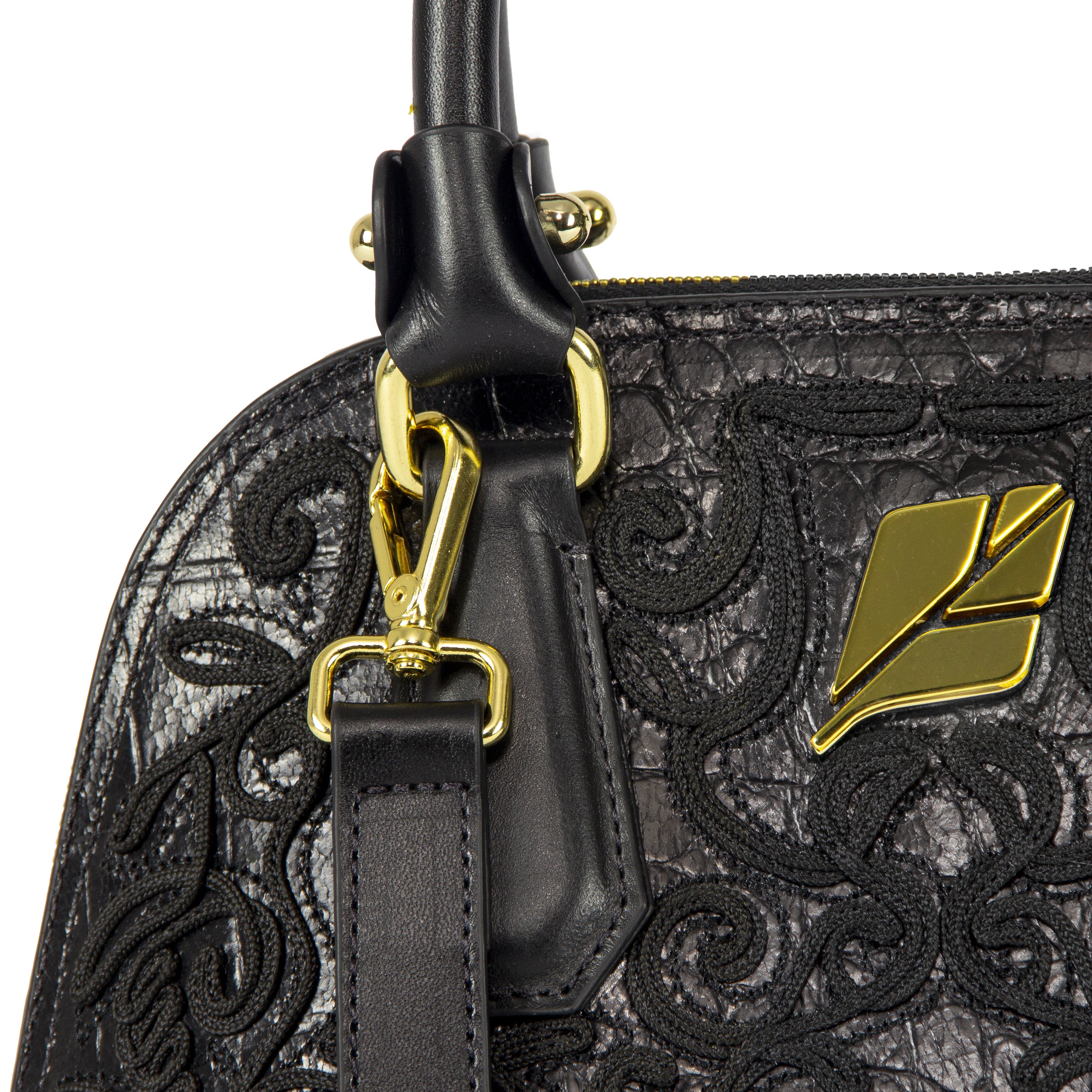Bolsa Bowling Serena Barroca Preto P Patrícia Maranhão