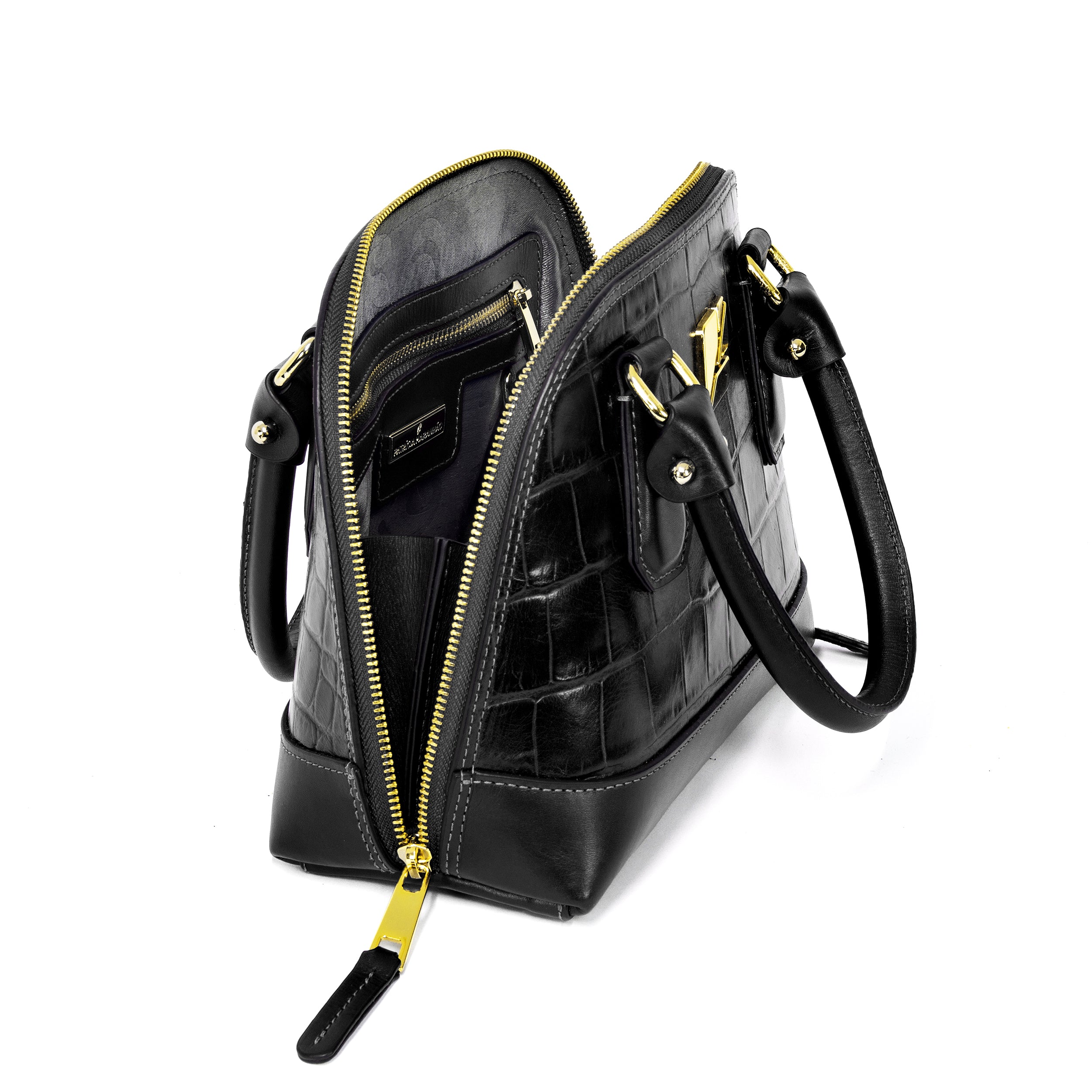 Bolsa Bowling Serena Croco P Patrícia Maranhão