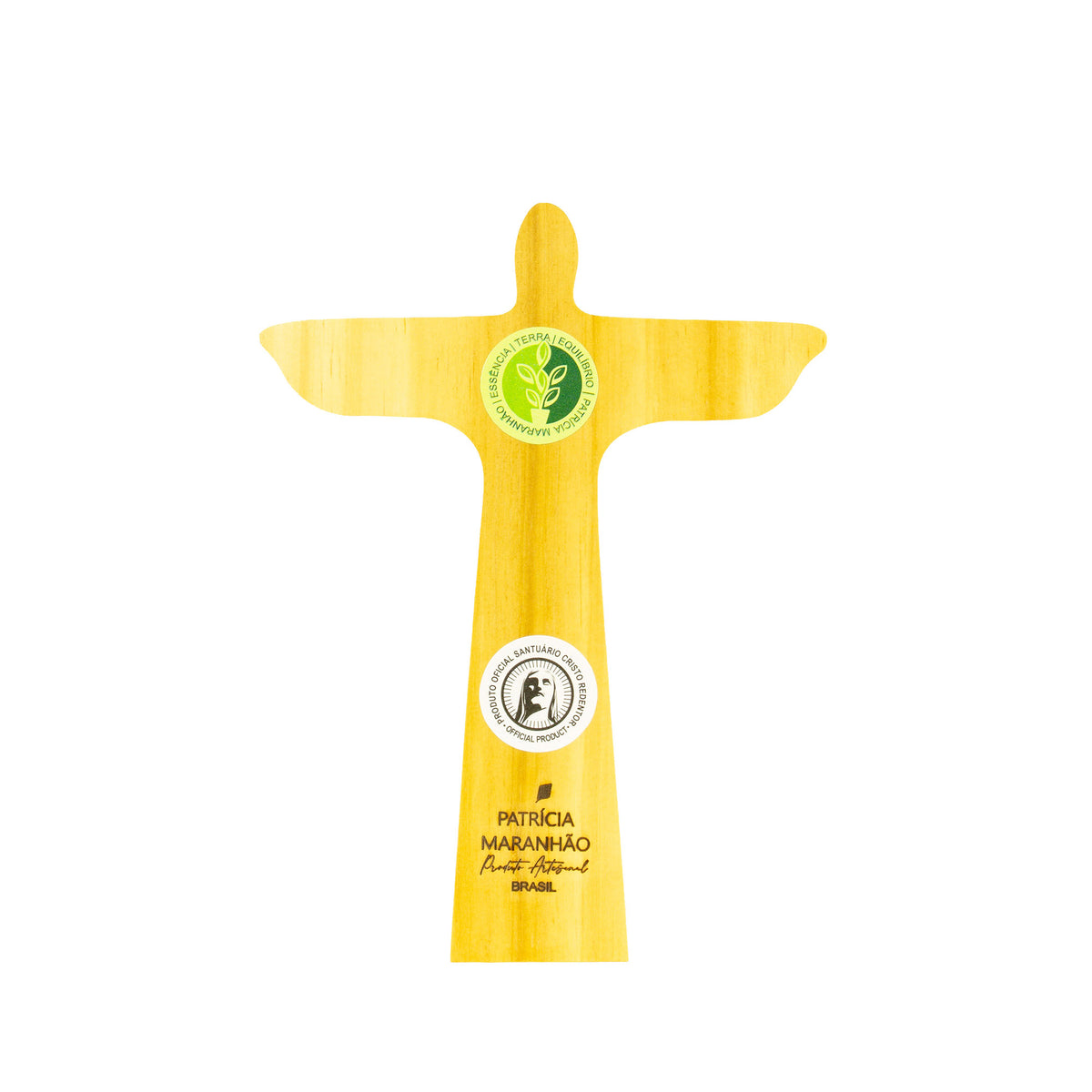 Cristo Redentor Rio Lista Multi Rústico Escultura em Madeira