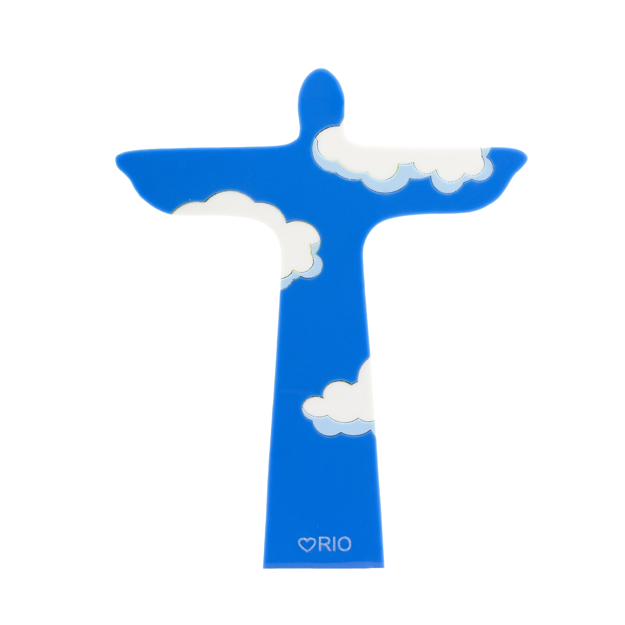 Wooden Sculpture Rio Christ in the Clouds Patricia Maranhão