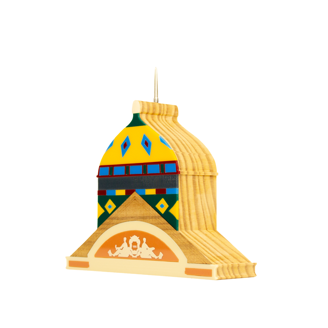 Wooden Sculpture Dome of the Amazonas Theater Patricia Maranhão