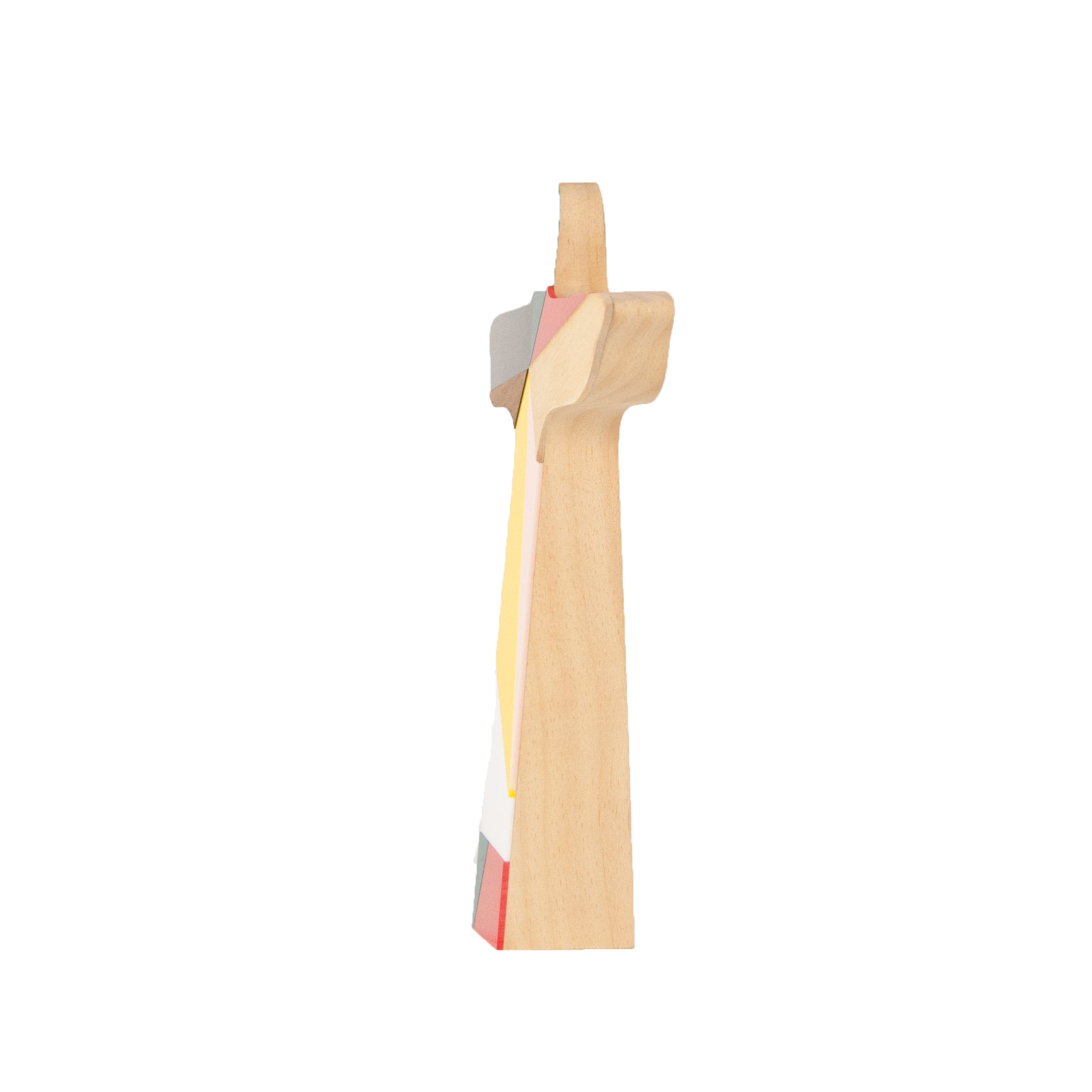Sculpture Wood Rio Christ the Redeemer Geo Color Patricia Maranhão