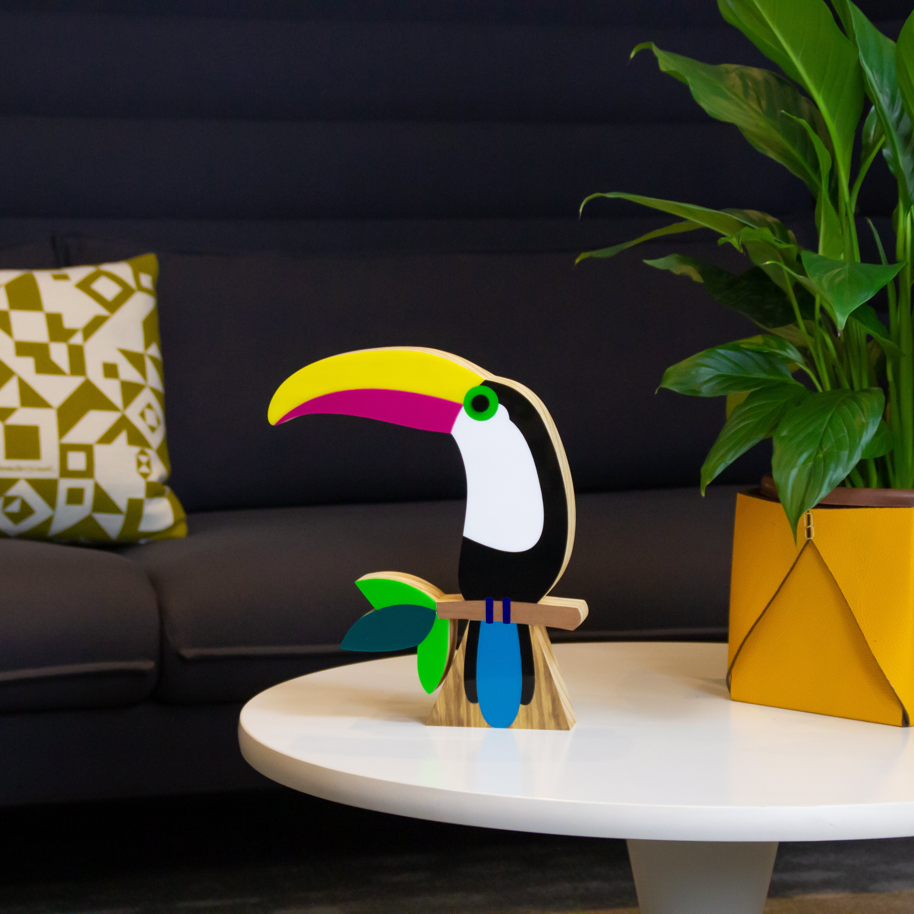 Wooden Sculpture Toucan Ted GG Patricia Maranhão