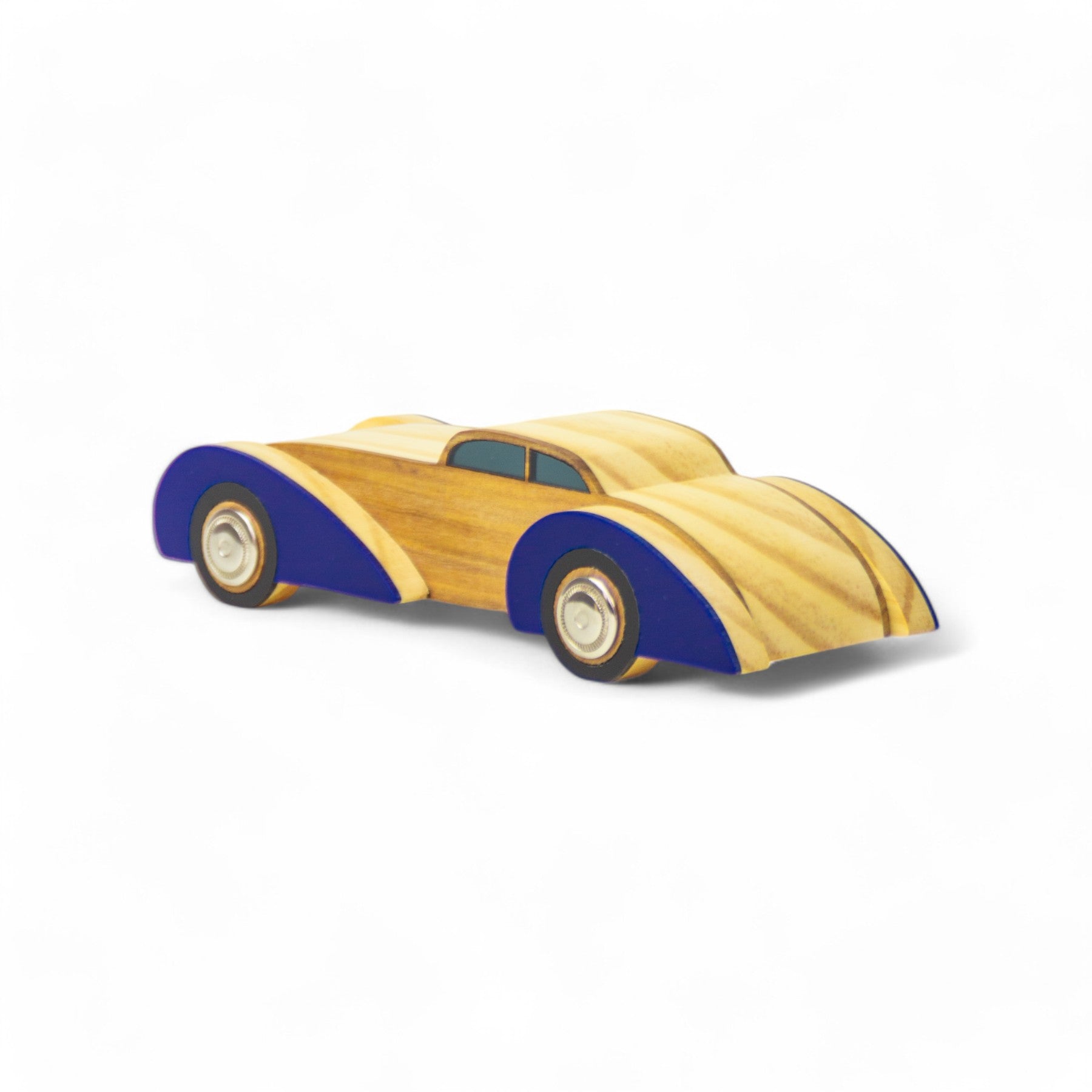 Wooden Sculpture Classic Rolls Royce Car Patricia Maranhão