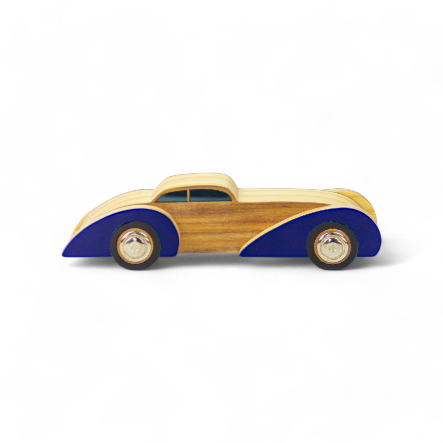 Wooden Sculpture Classic Rolls Royce Car Patricia Maranhão