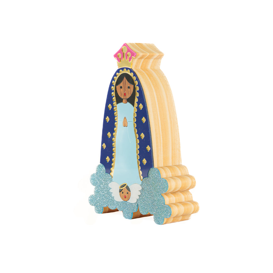 Sculpture of Our Lady of Aparecida Sacred Mini Patricia Maranhão