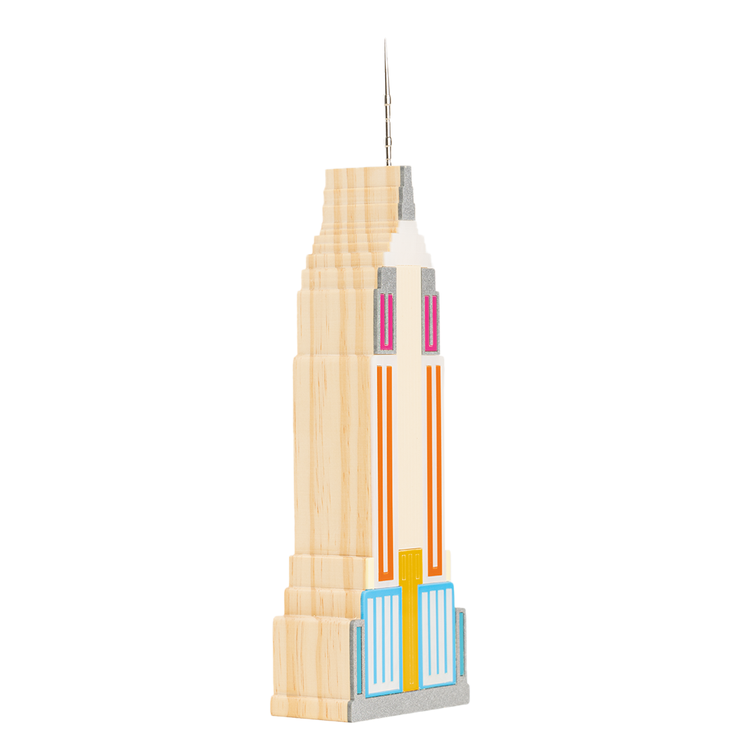 Wood Sculpture Empire State Building New York Patricia Maranhao