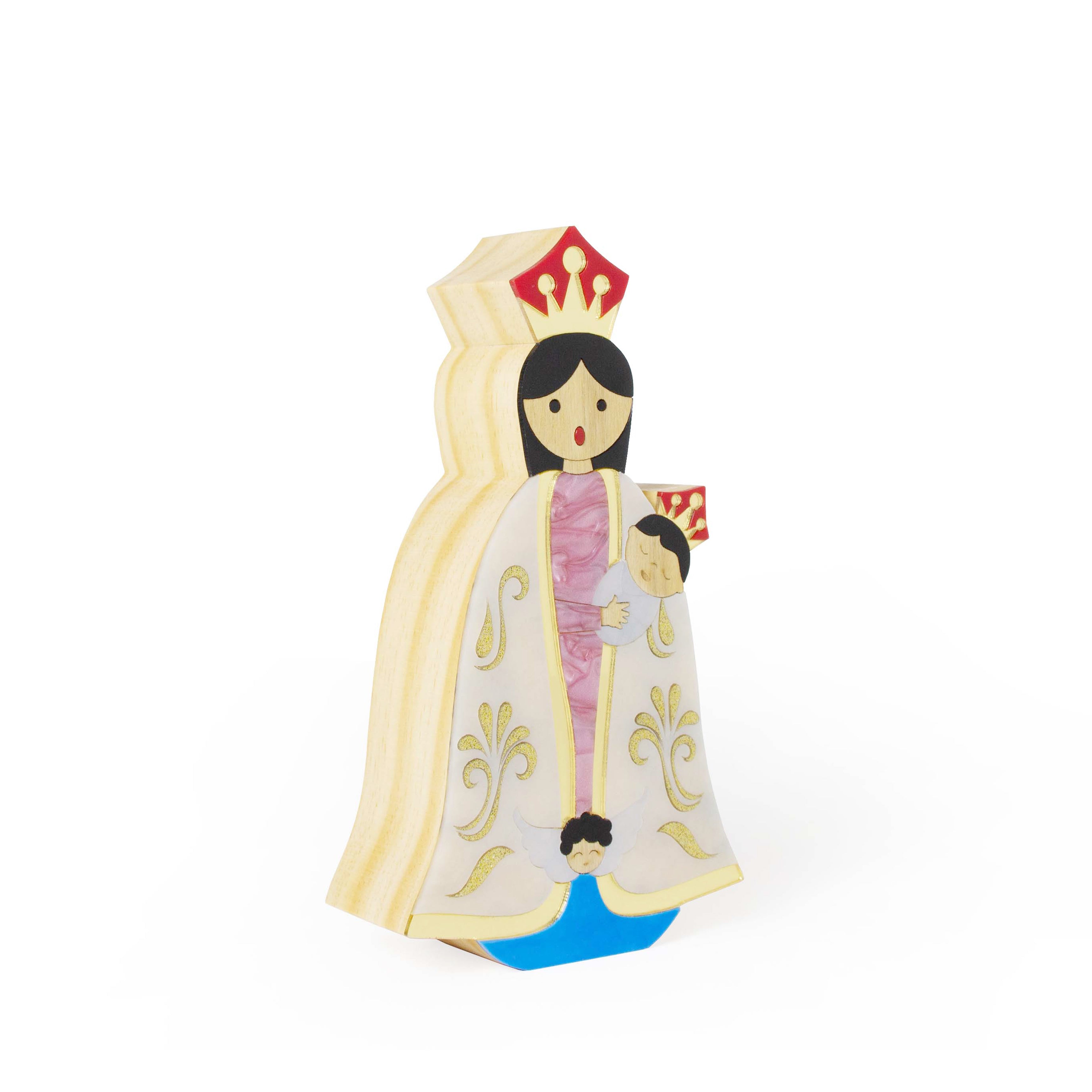 Sculpture Our Lady of Nazareth Mini Patricia Maranhão