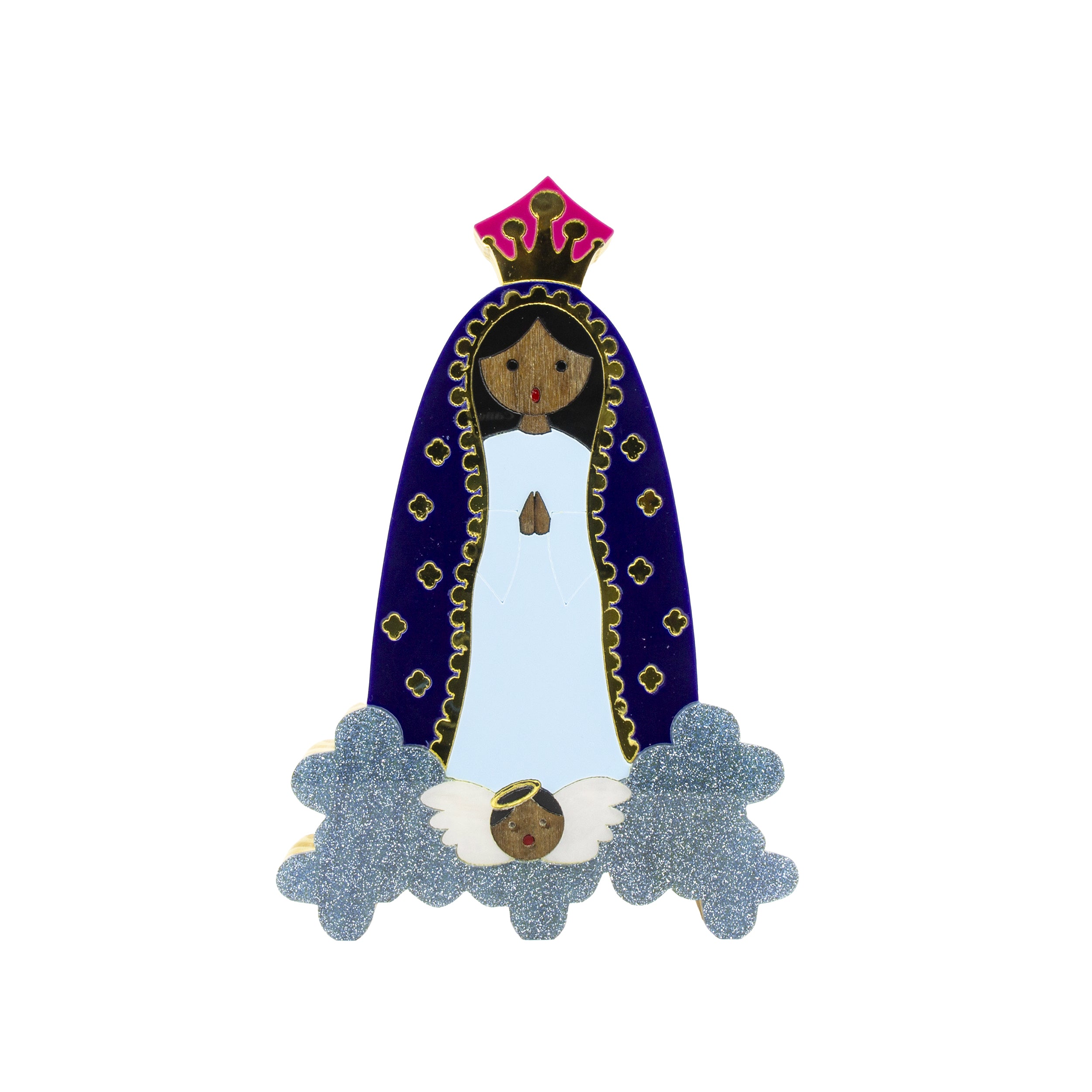 Escultura Nossa Senhora Aparecida Sacra Mini Patricia Maranhão
