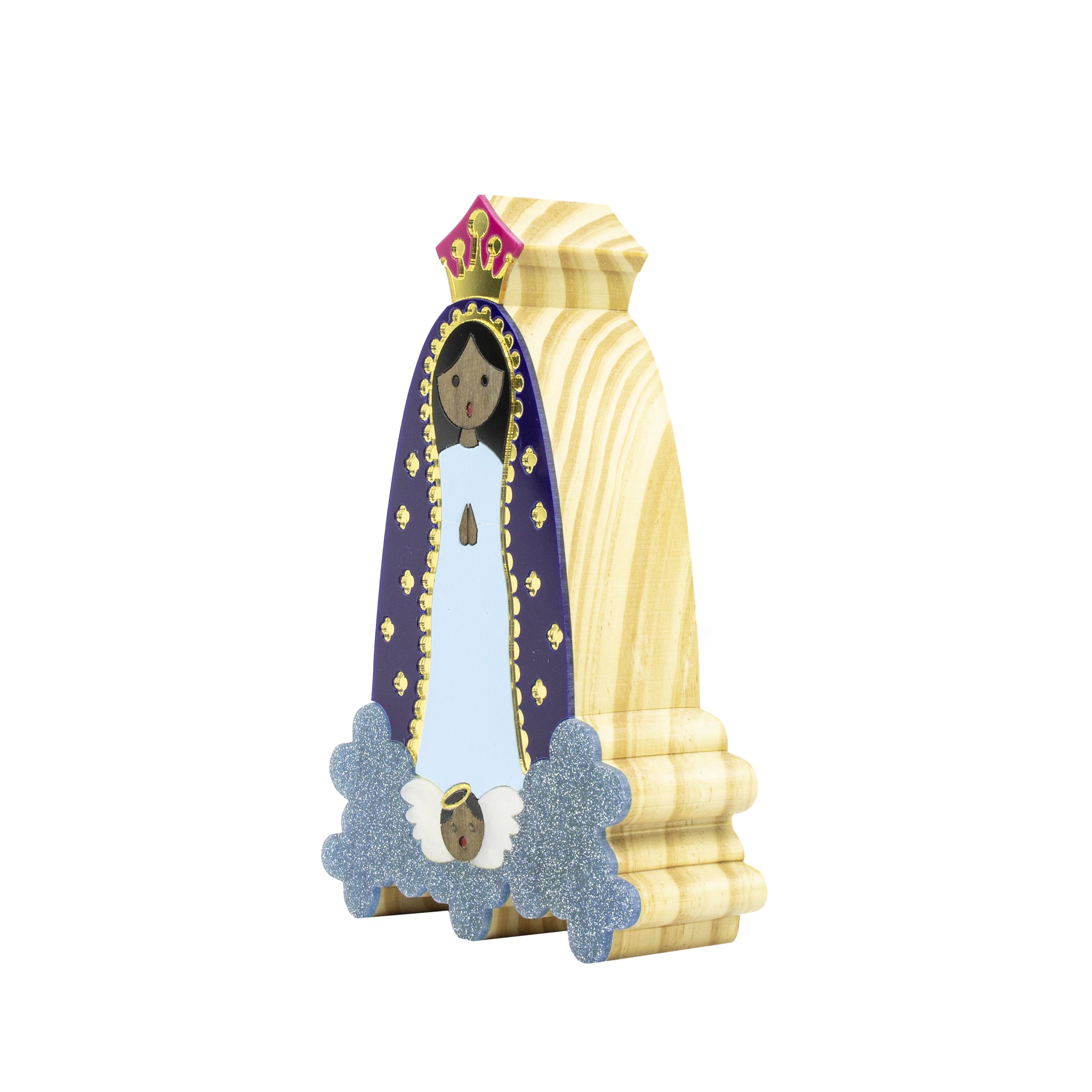 Escultura Nossa Senhora Aparecida Sacra Mini Patricia Maranhão