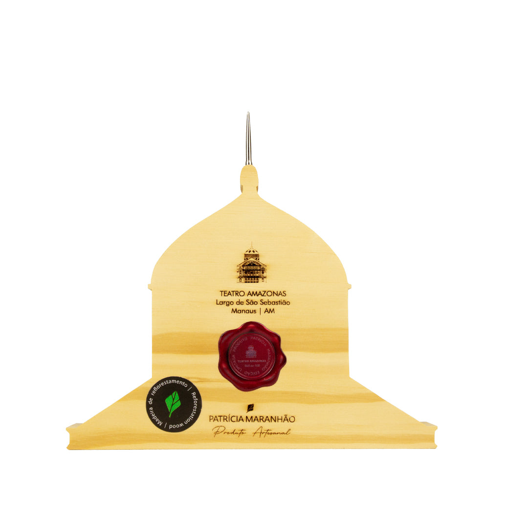 Wooden Sculpture Dome of the Amazonas Theater Patricia Maranhão