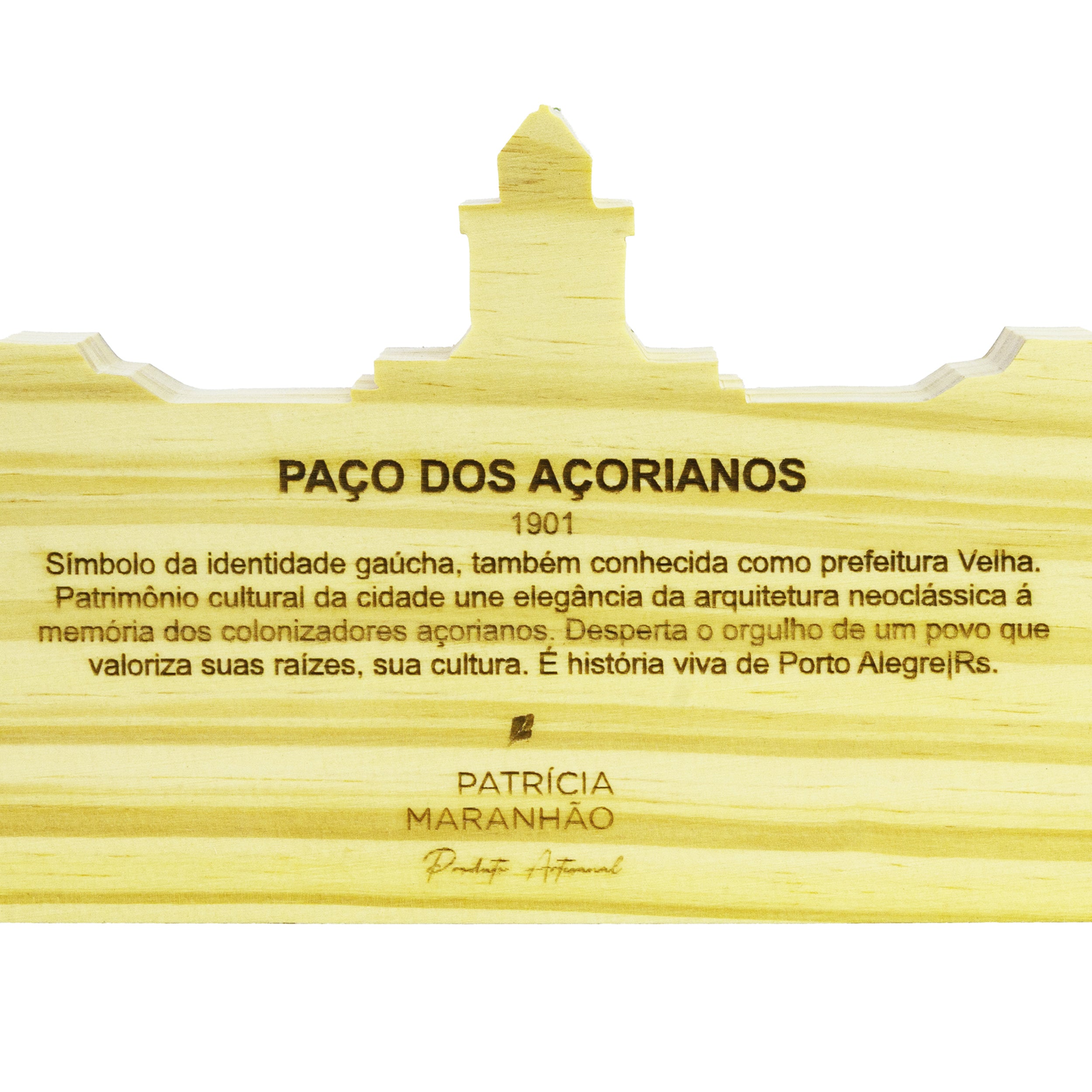 Escultura de Madeira Paço dos Açorianos Patrícia Maranhão