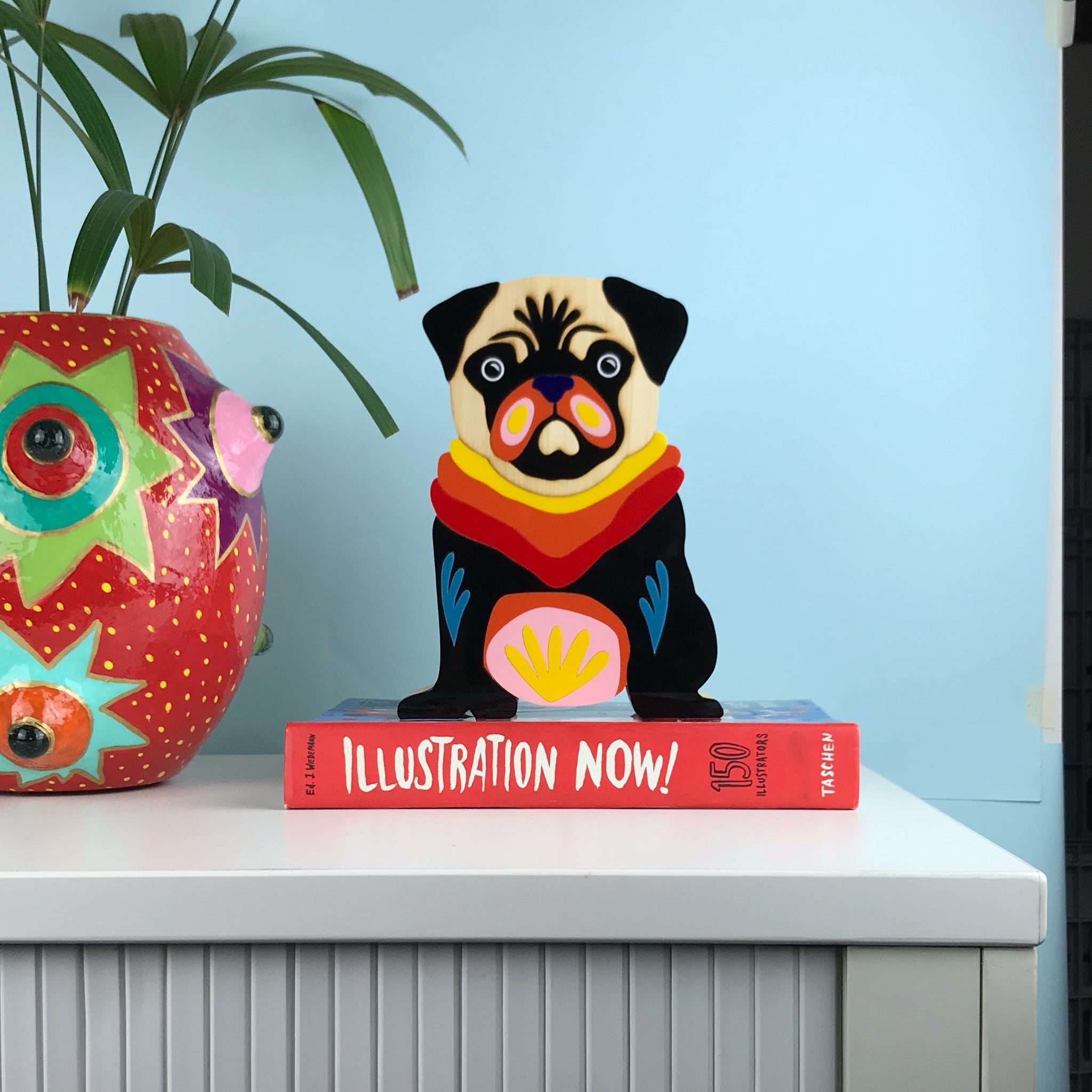 Escultura Bichos Imaginários Pug Marek Patricia Maranhão