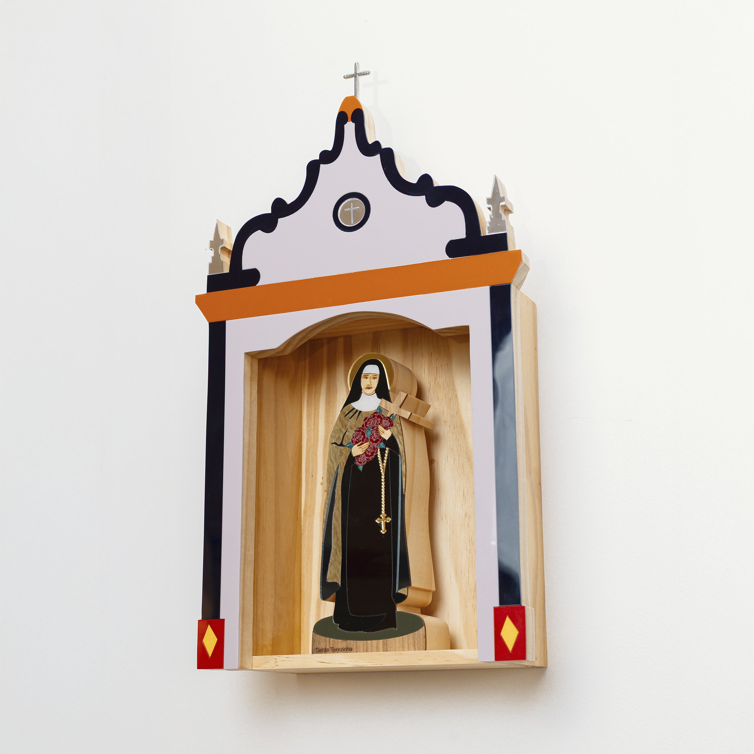 Wooden Sculpture of Saint Therese Sacred Patricia Maranhão