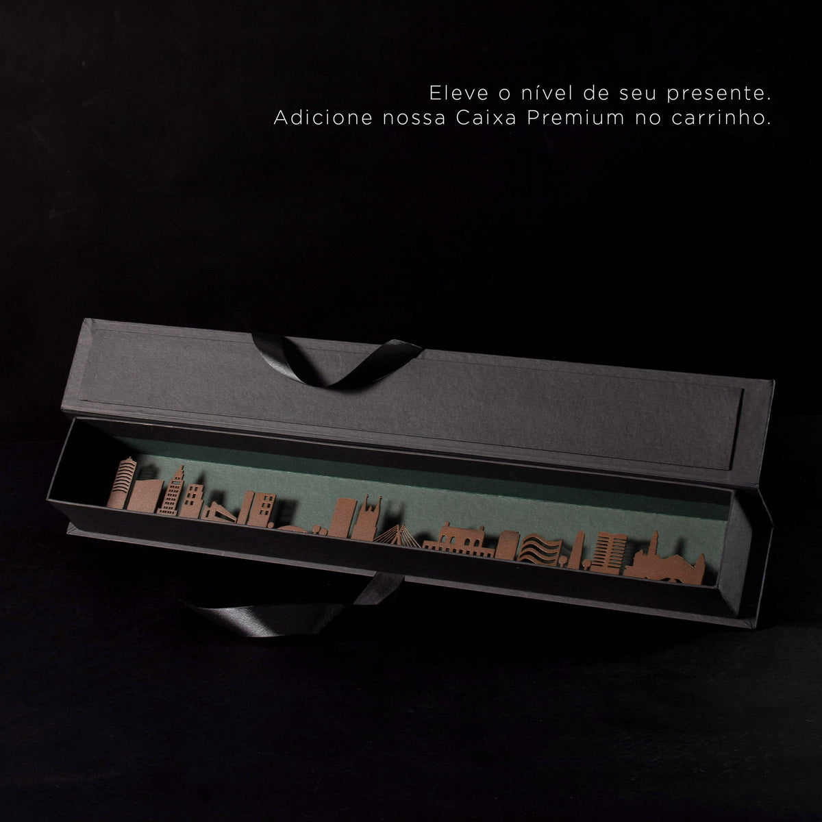 Escultura Skyline São Paulo em Ferro — Design Autoral