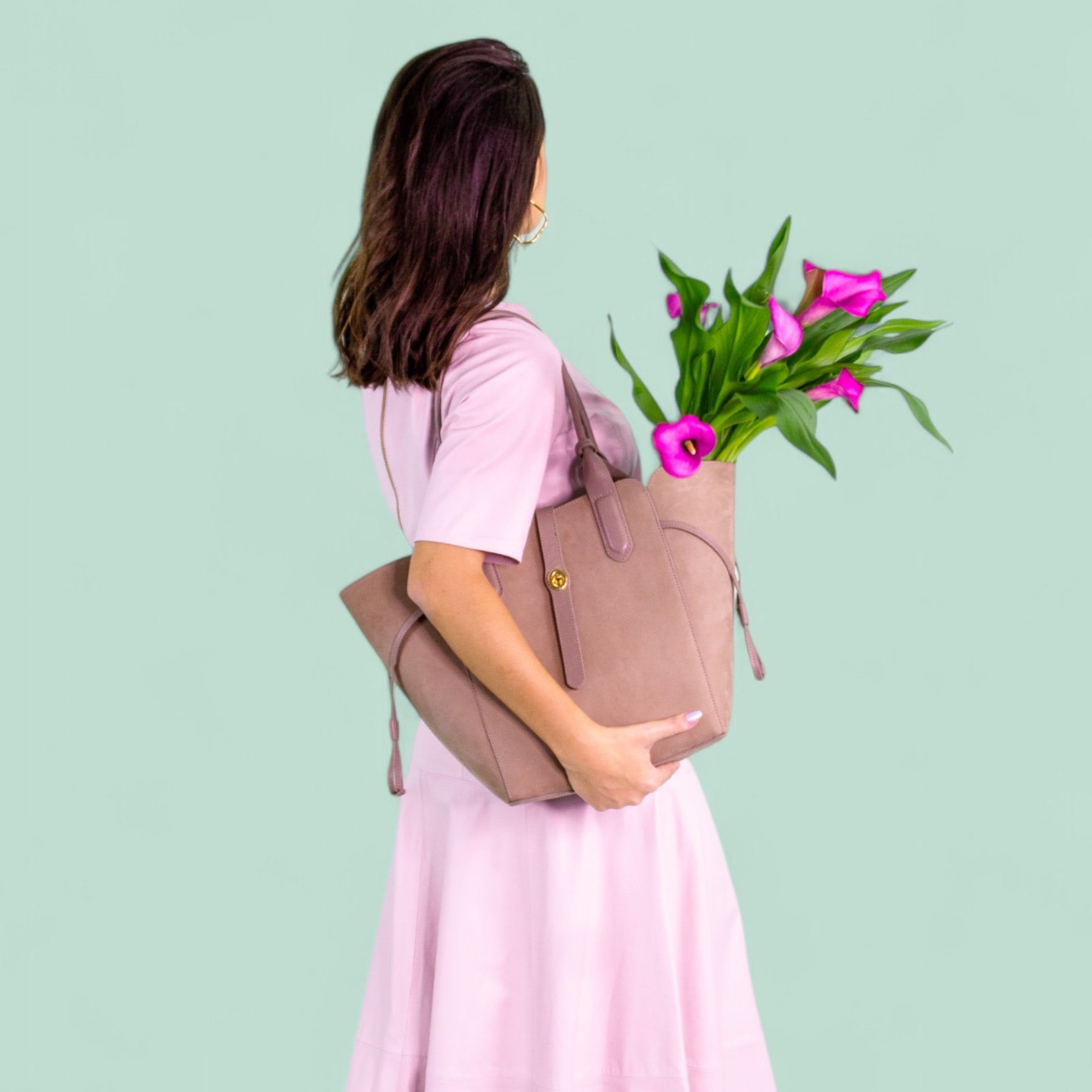Bolsa Shopping Melania Couro Legítimo Fendi Patrícia Maranhão